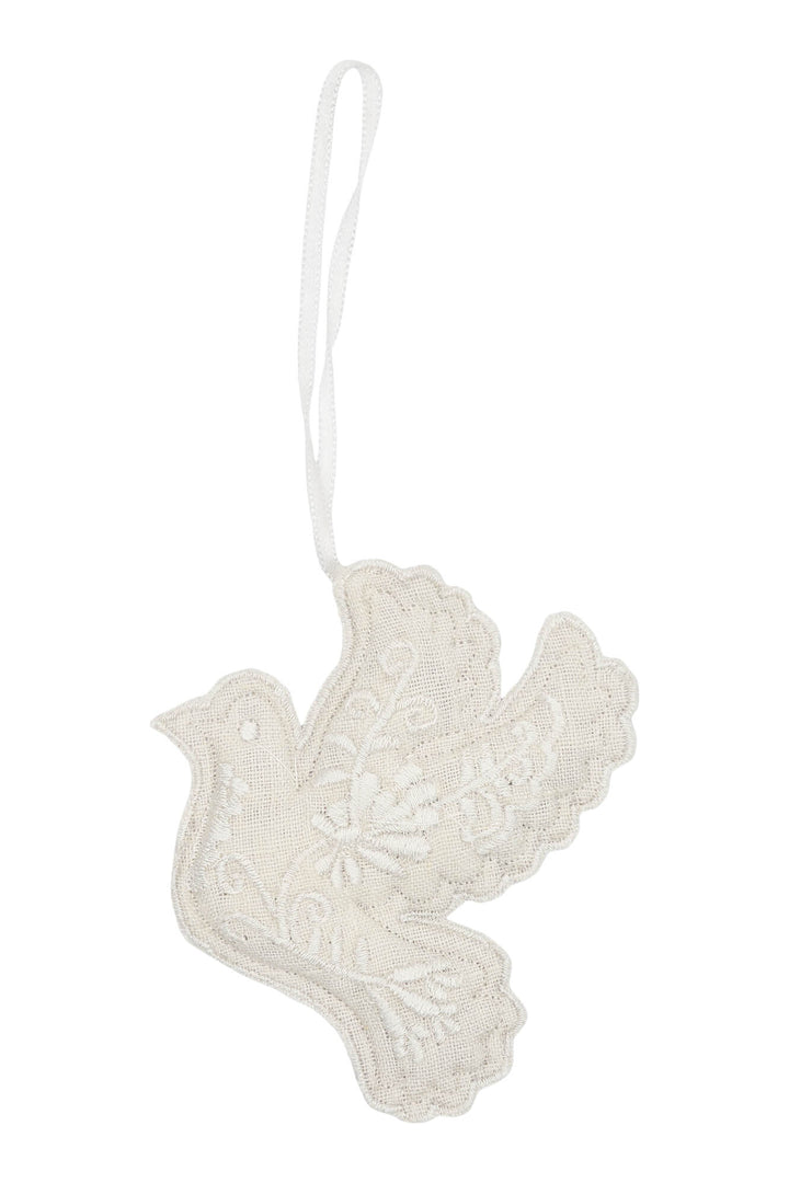 Broderet Due med Ophæng | 8 cm Anne-Mi