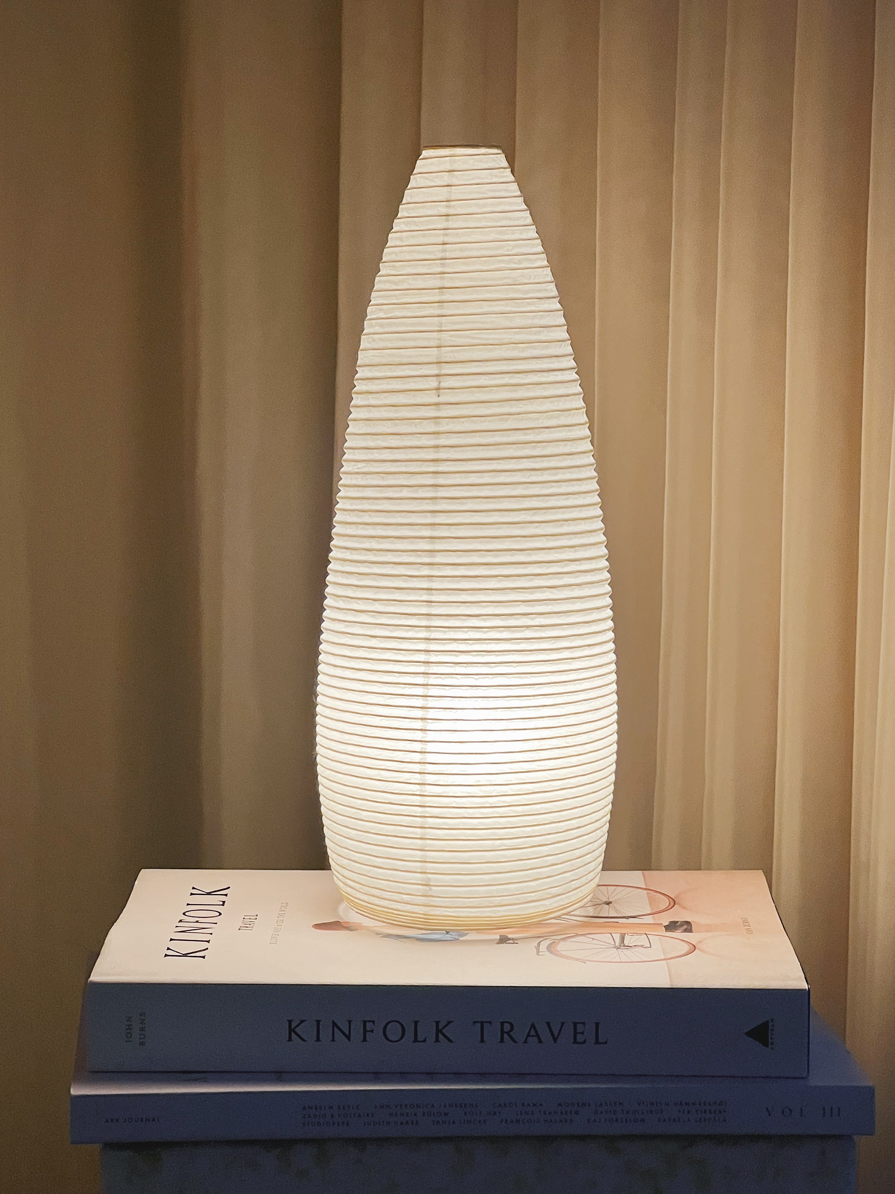 Shigeru Uchida Washi Lighting Paper Moon PM03 Bordlampe Studio Hafnia
