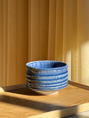 Mørkeblå Matcha Skål – Håndlavet Japansk Chawan  STUDIO HAFNIA