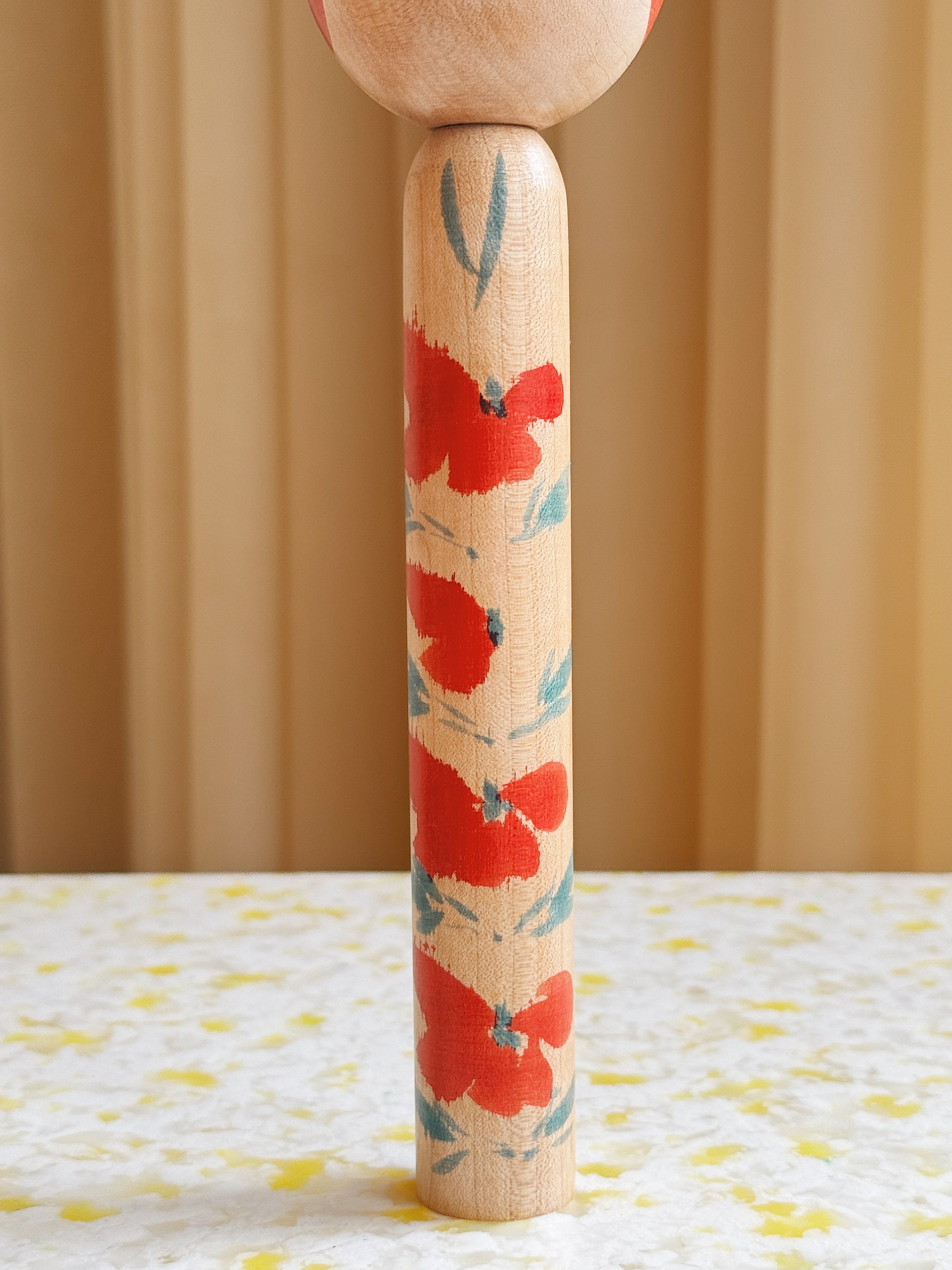 Vintage Kokeshi Dukke Nr. 209 fra Japan – Håndlavet | H21 cm Studio Hafnia