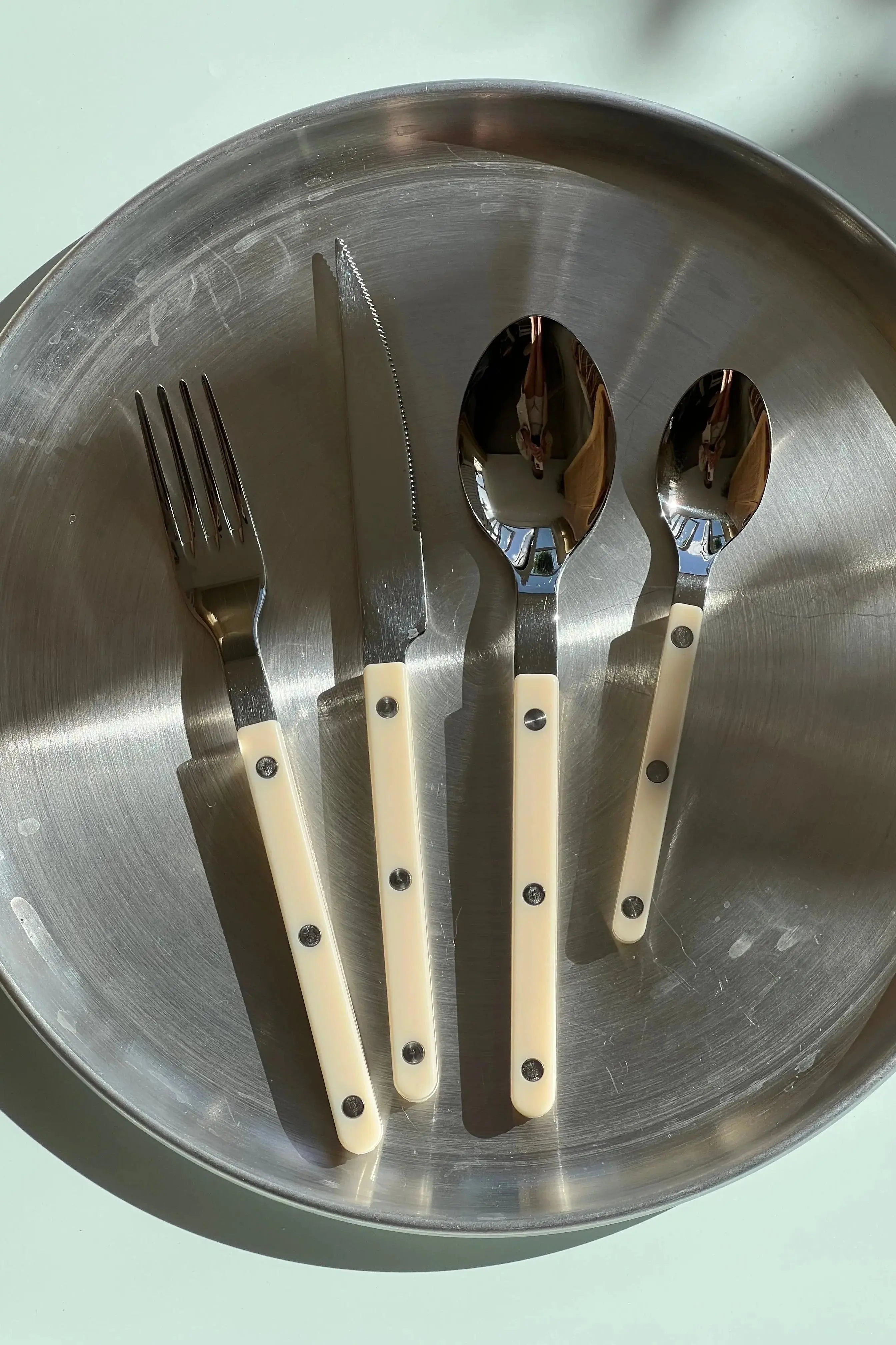 Bistrot Solid Bestiksæt 4 dele | Ivory (elfenben) Sabre Paris