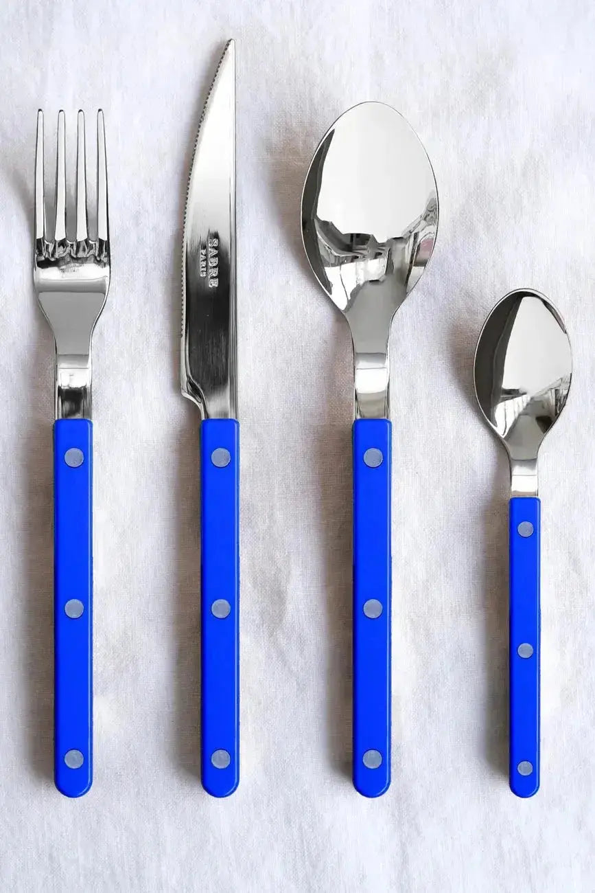 Bistrot Solid Bestiksæt 4 dele | Lapis Blue (Blå) Sabre Paris