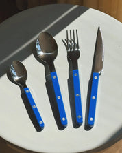 Bistrot Solid Bestiksæt 4 dele | Lapis Blue (Blå) Sabre Paris