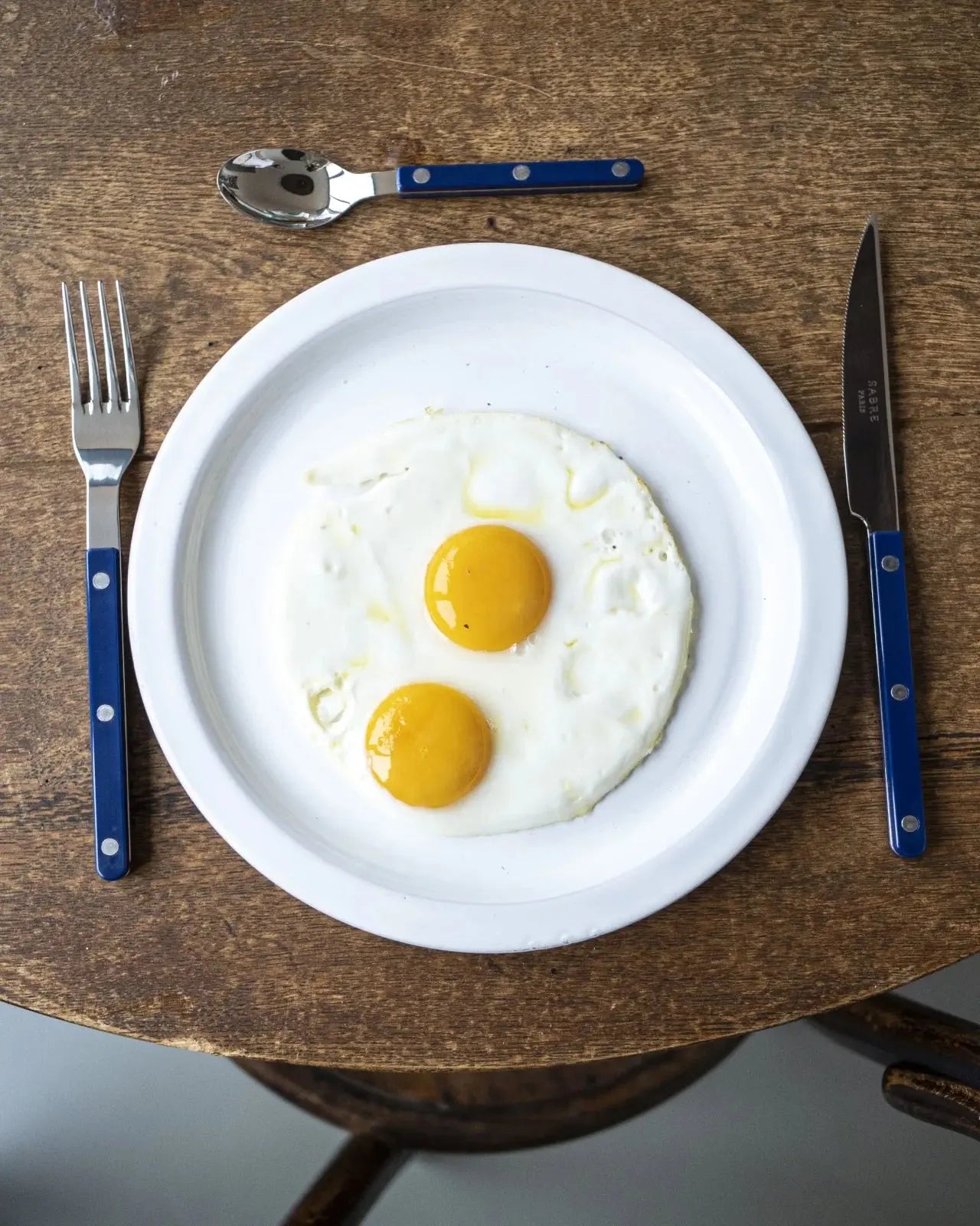 Bistrot Solid Bestiksæt 4 dele | Navy Blue (mørkeblå) Sabre Paris