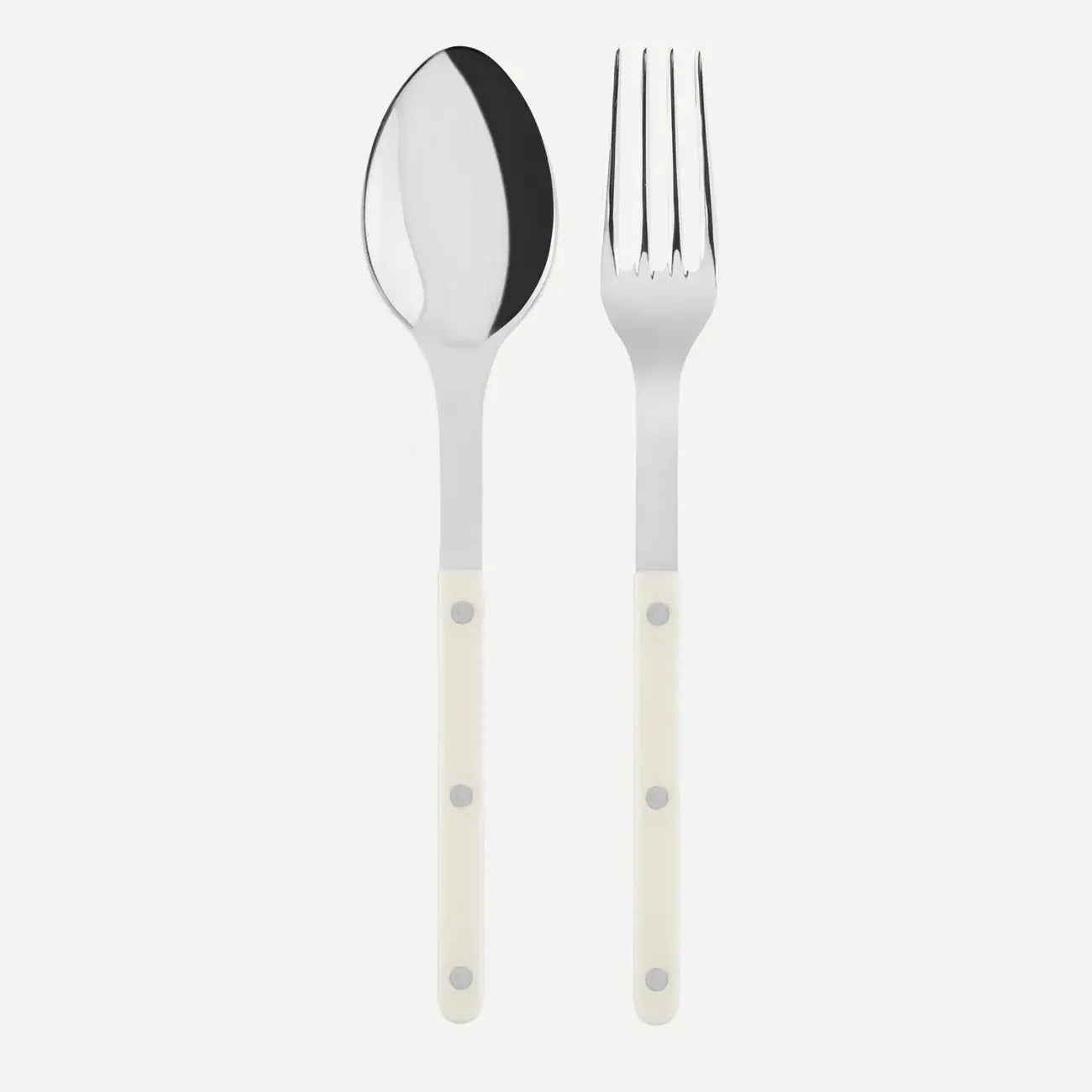 Bistrot Solid Salat/Serveringssæt | Ivory (elfenben) Sabre Paris