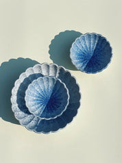 Blå & hvid splash blossom skål fra Japan | 11.5 cm Studio Hafnia