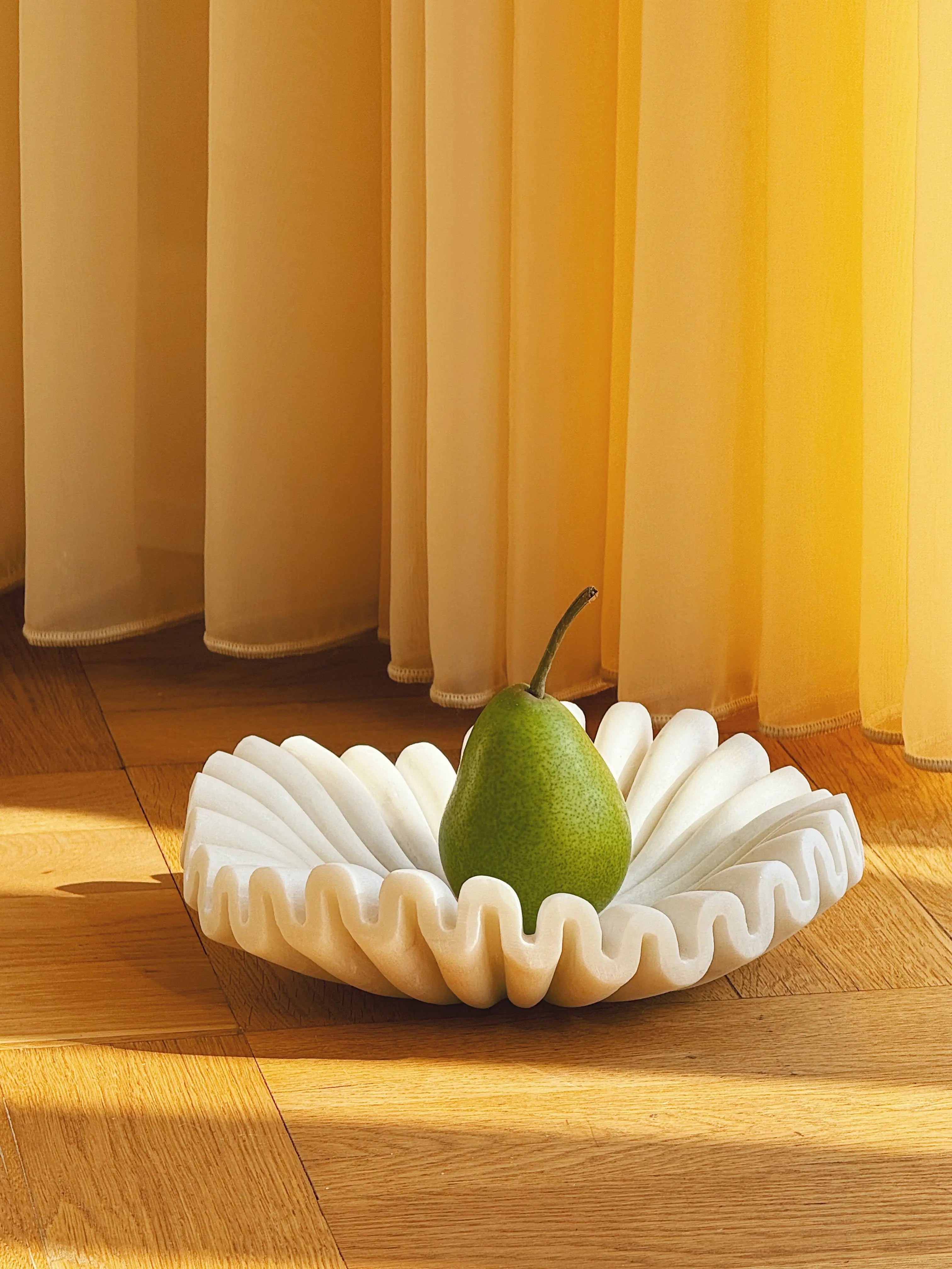 Bølget Marmorskål | Ø20 cm Studio Hafnia