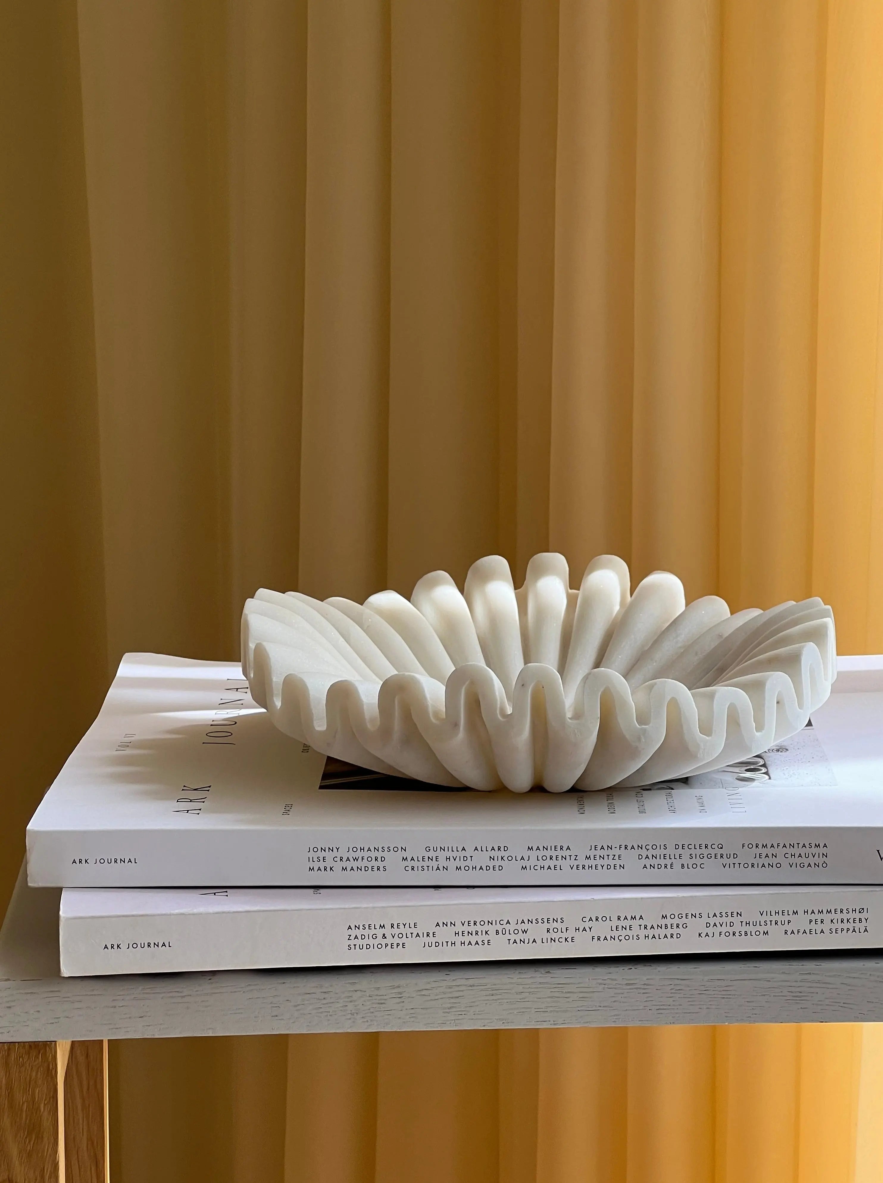 Bølget Marmorskål | Ø20 cm Studio Hafnia