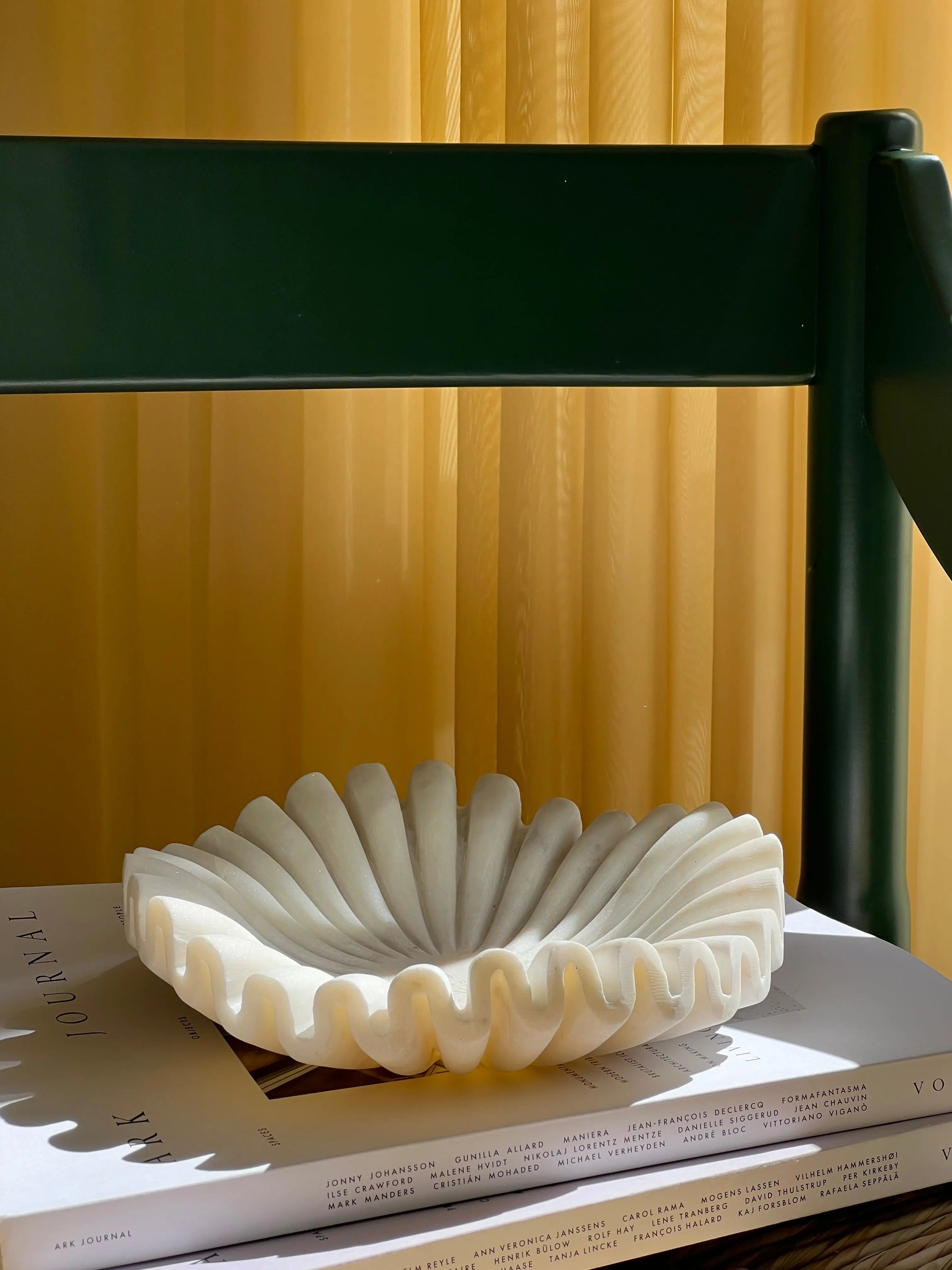 Bølget Marmorskål | Ø20 cm Studio Hafnia