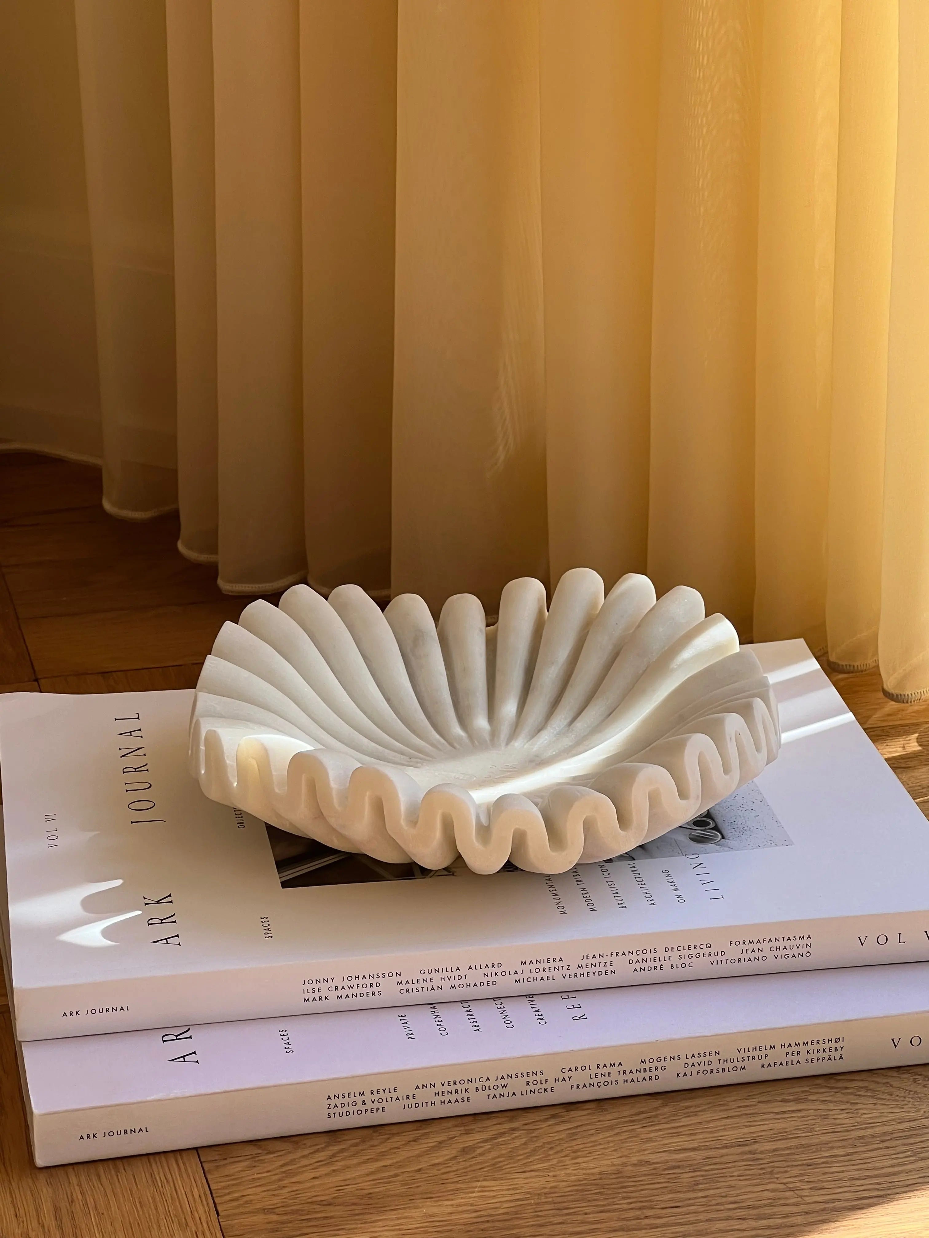 Bølget Marmorskål | Ø20 cm Studio Hafnia