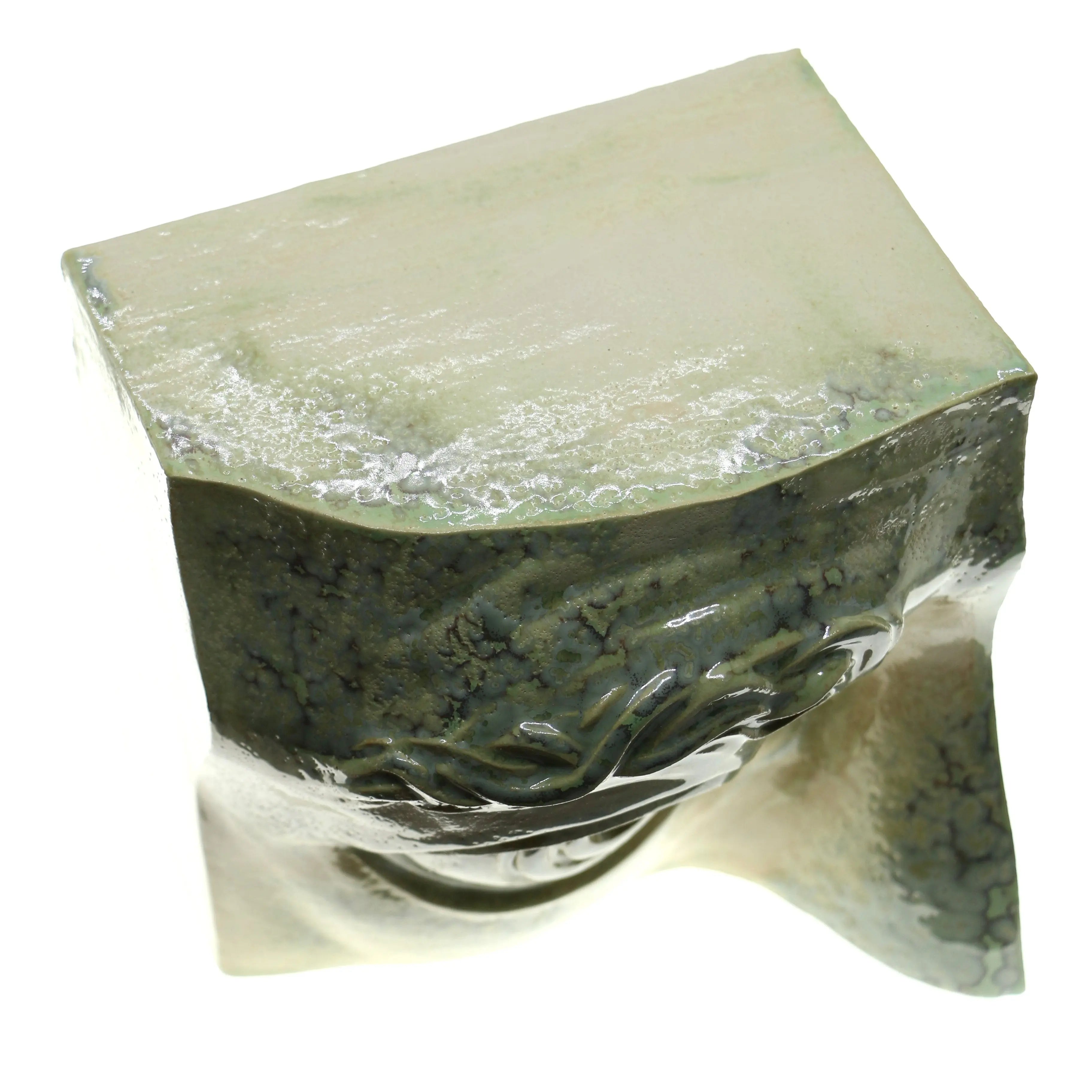 Bookend Eye (Right): Højre bogstøtte øje i CrystalGreen stentøj Laoru Laoru