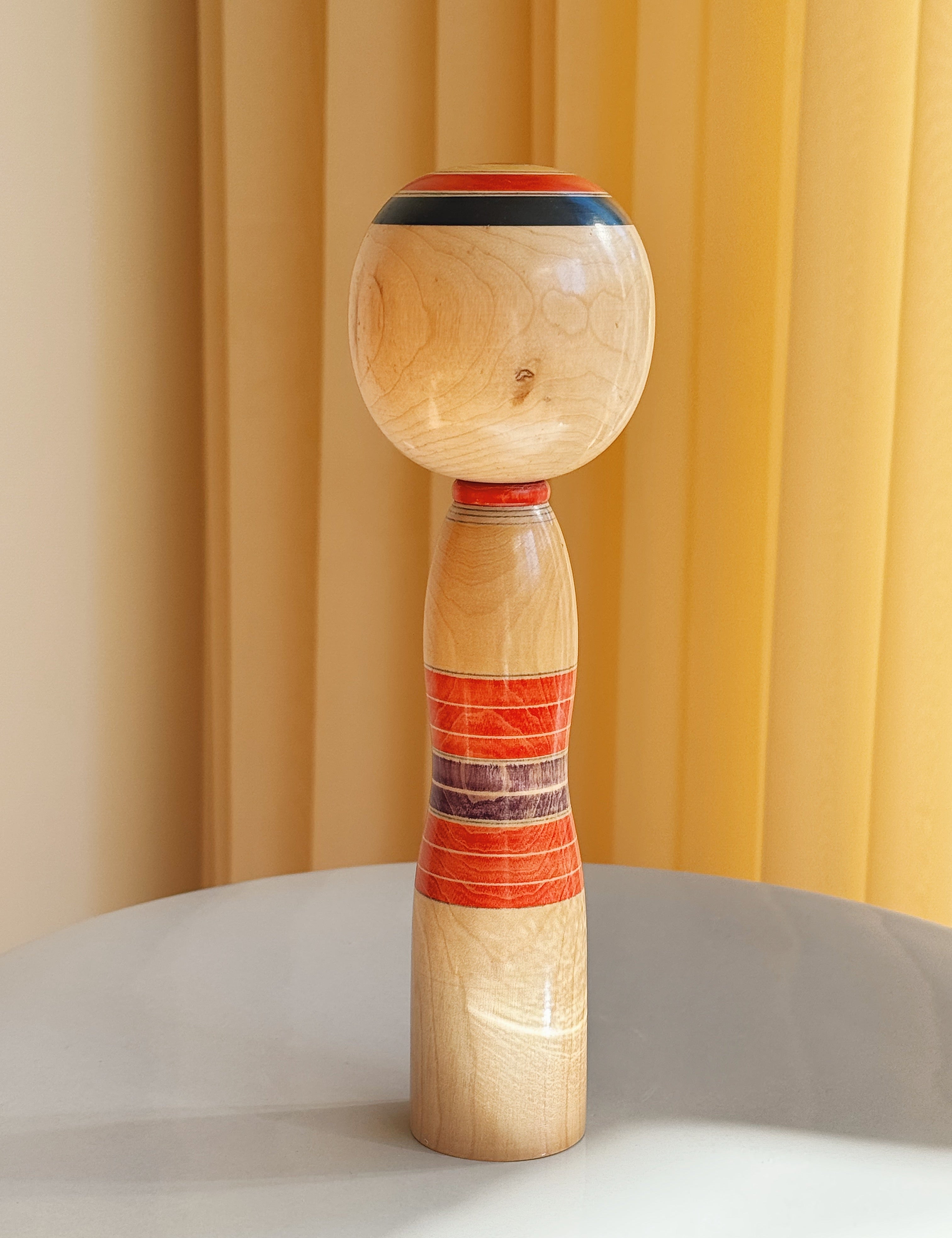 Vintage Kokeshi Dukke Nr. 227 fra Japan – Håndlavet | H 24,5 cm Studio Hafnia