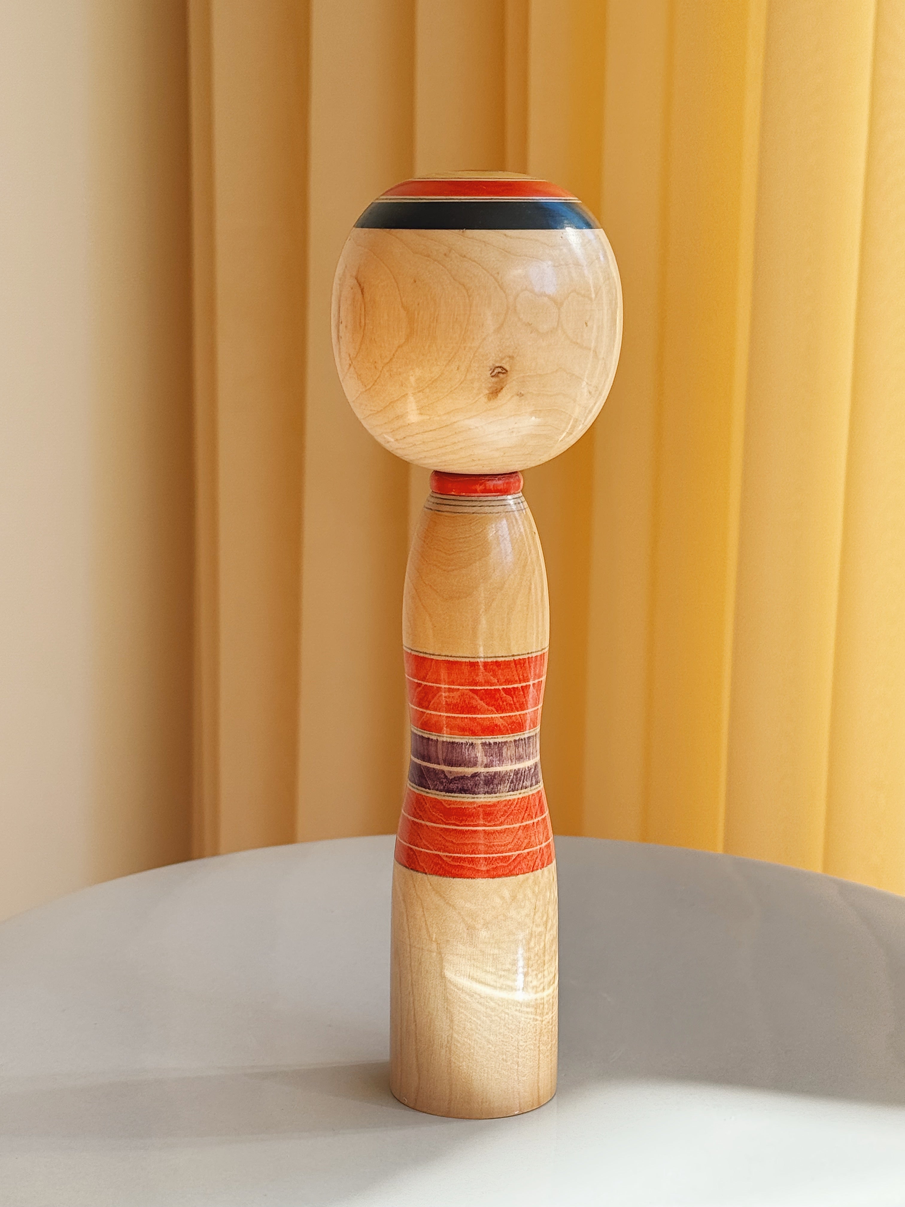 Vintage Kokeshi Dukke Nr. 227 fra Japan – Håndlavet | H 24,5 cm Studio Hafnia