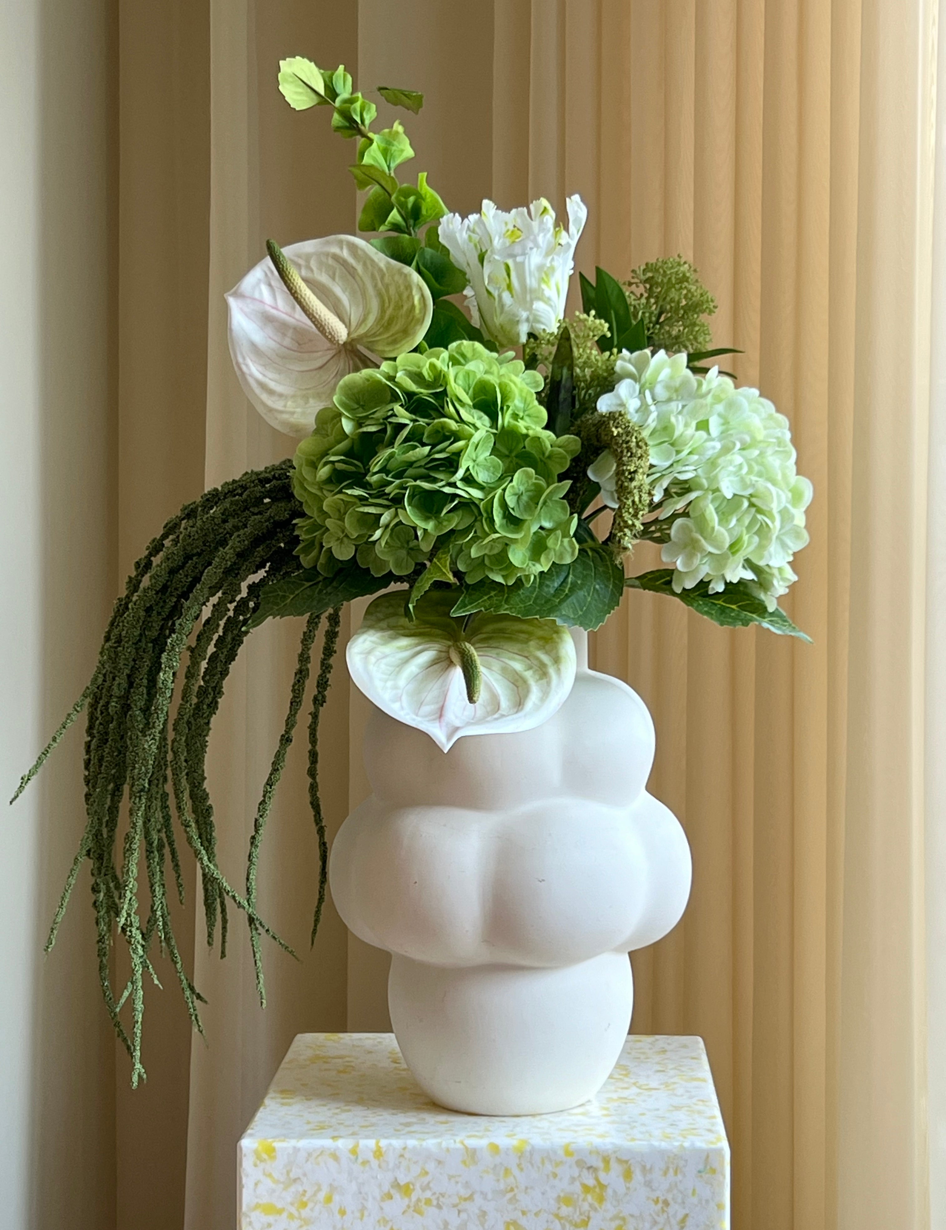 Fresh Green Garden Bouquet STUDIO HAFNIA