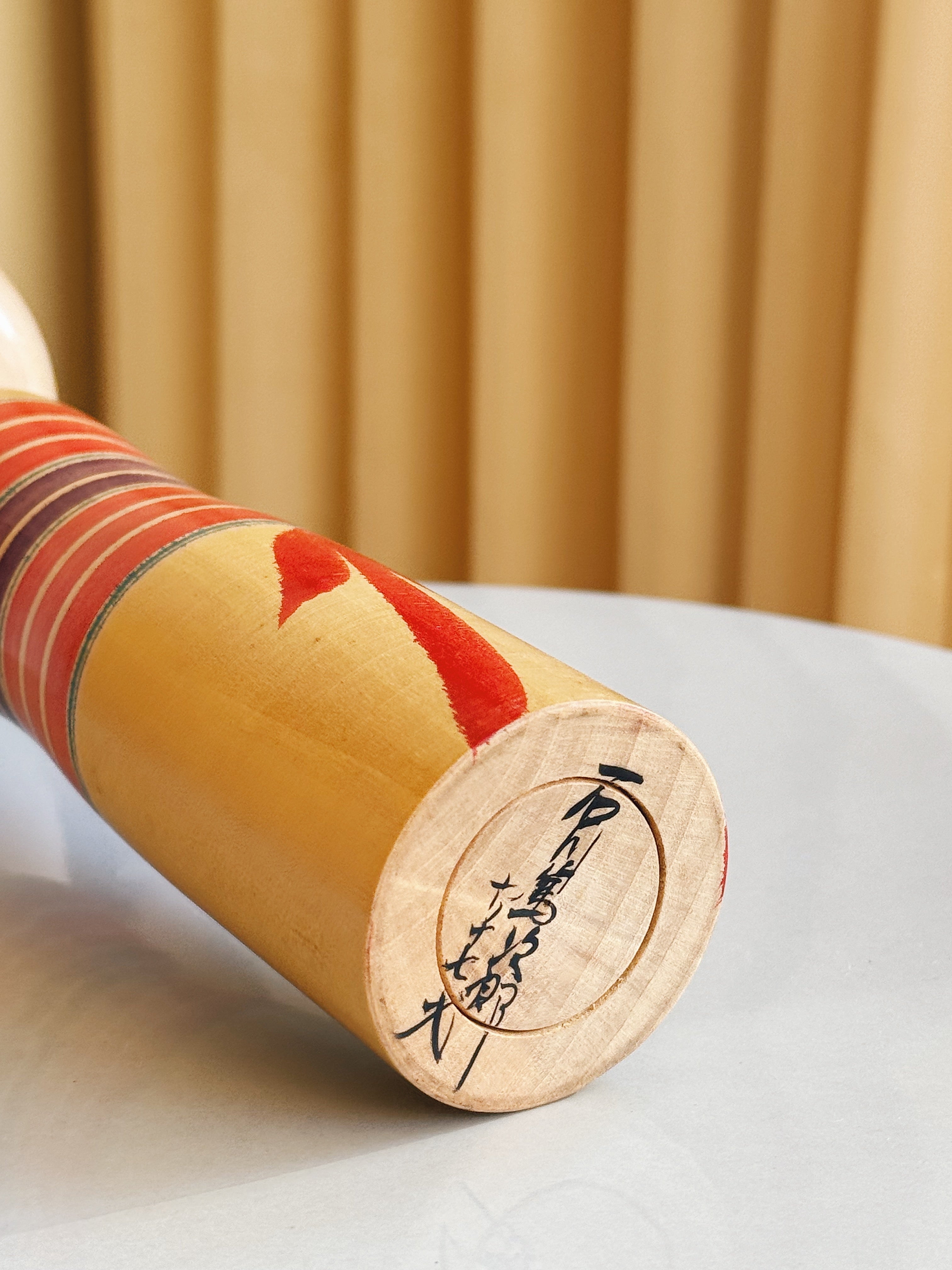 Vintage Kokeshi Dukke Nr. 224 fra Japan – Håndlavet | H 31 cm Studio Hafnia