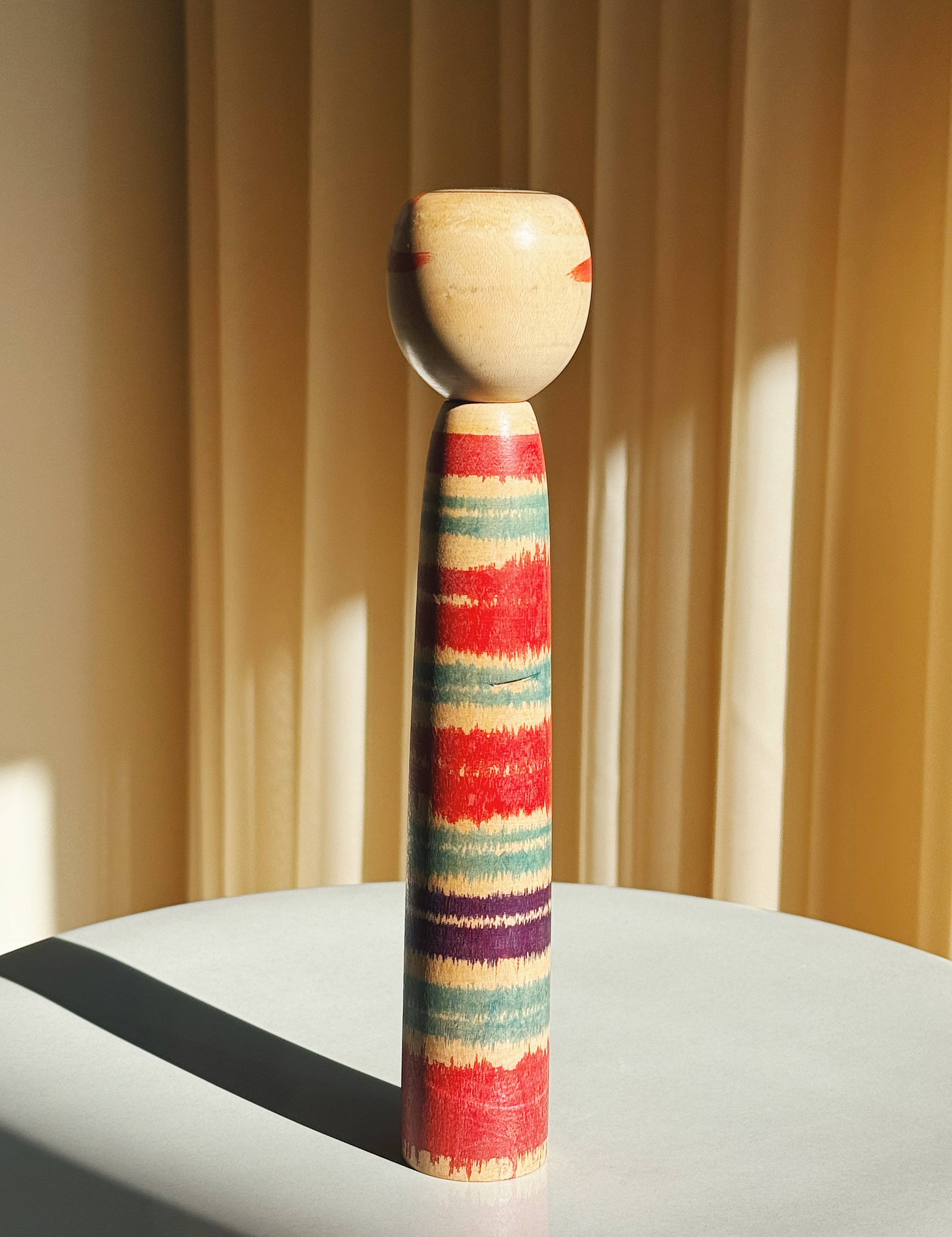 Vintage Kokeshi Dukke Nr. 232 fra Japan – Håndlavet | H 21 cm Studio Hafnia