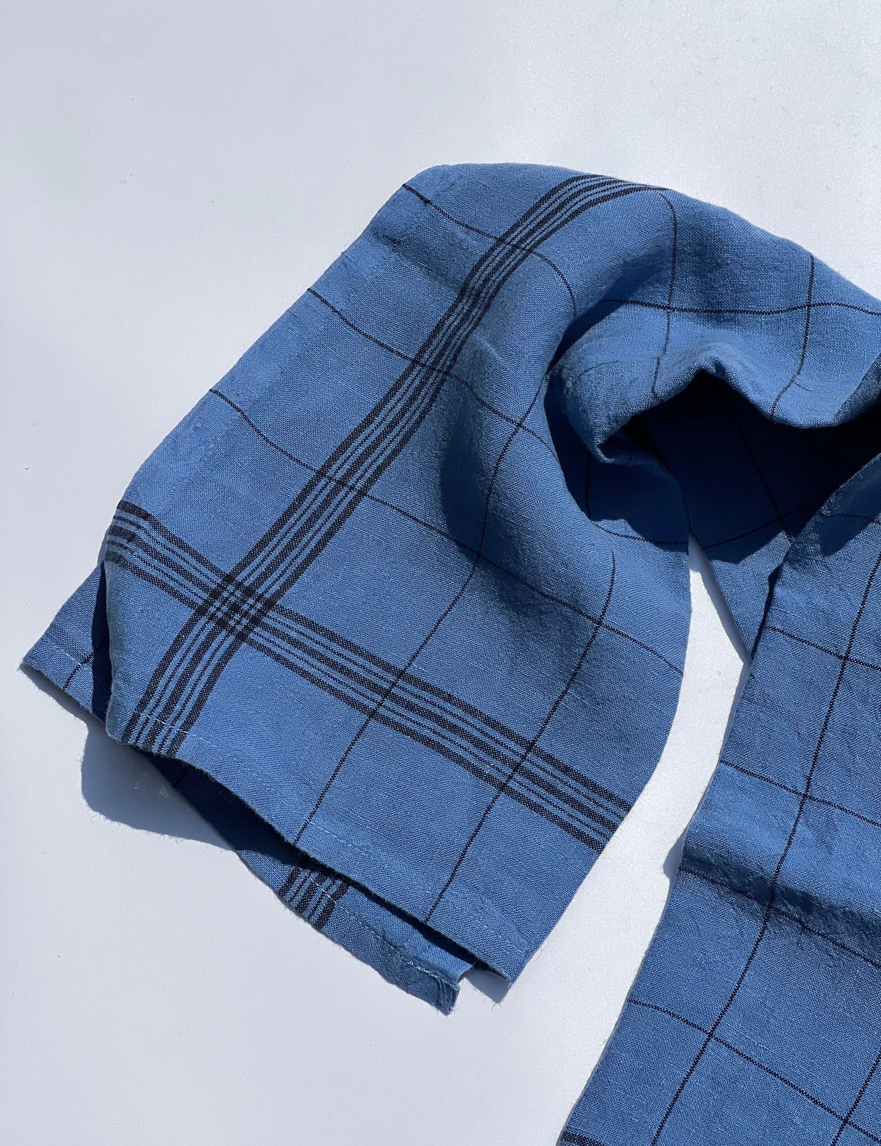 Charvet Editions Bistrot viskestykke | Pastelblå Charvet Editions
