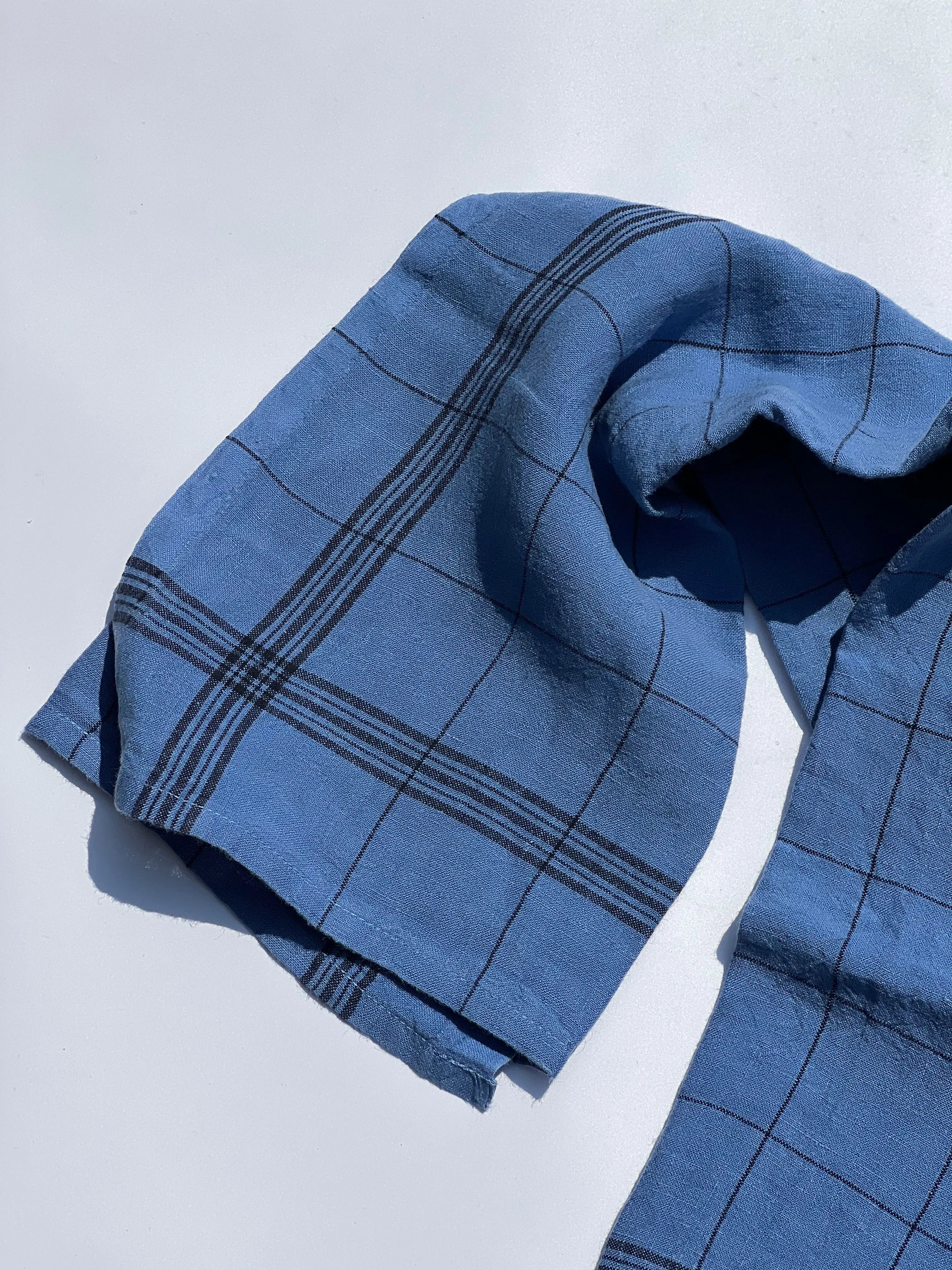 Charvet Editions Bistrot viskestykke | Pastelblå Charvet Editions