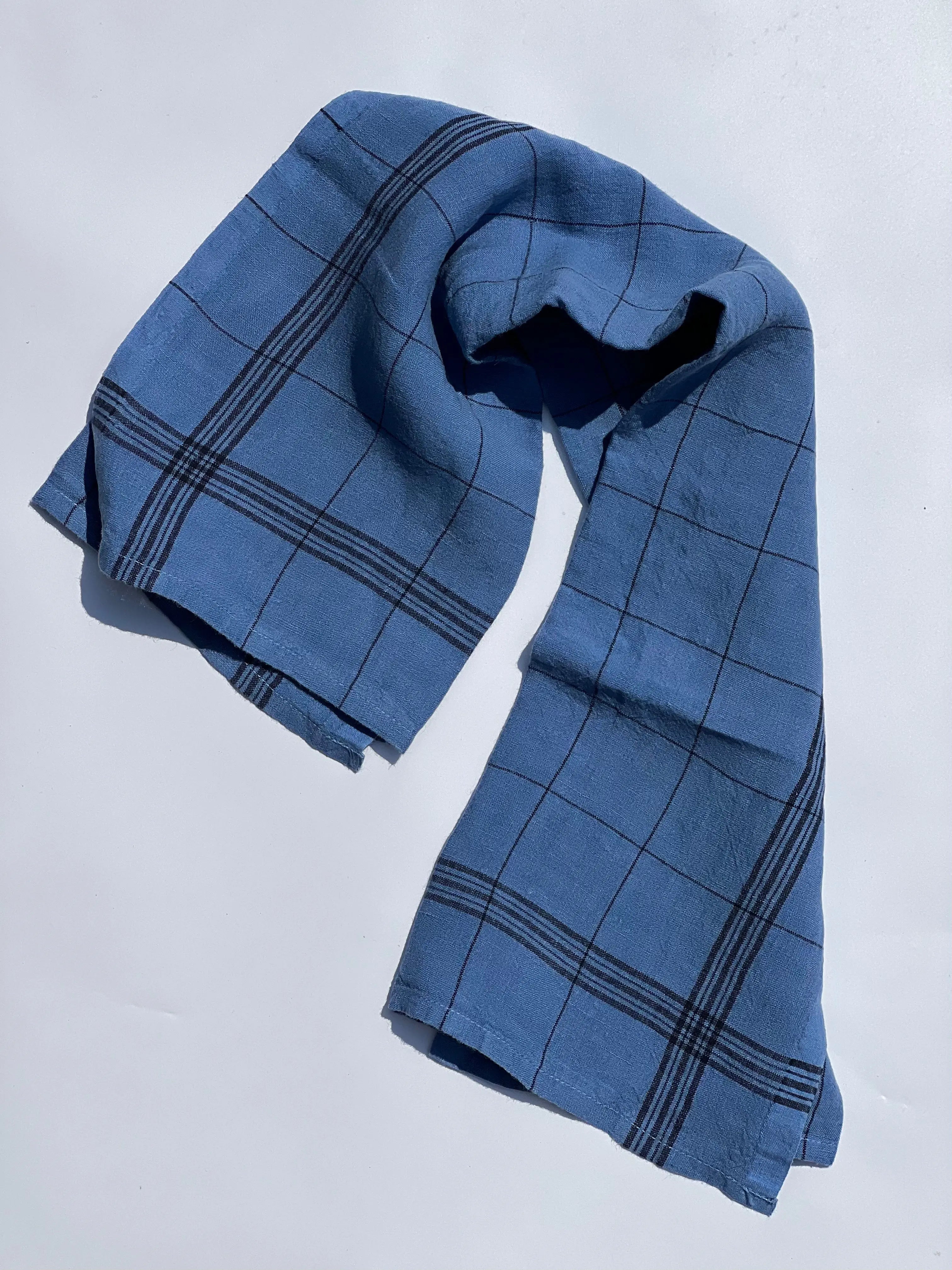 Charvet Editions Bistrot viskestykke | Pastelblå Charvet Editions