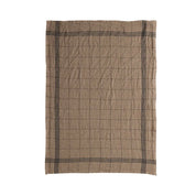 Charvet Éditions Bistrot viskestykke | Brun med sorte tern Charvet Éditions