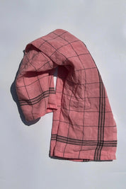 Charvet Éditions Bistrot viskestykke | Rosa med sorte tern Charvet Éditions