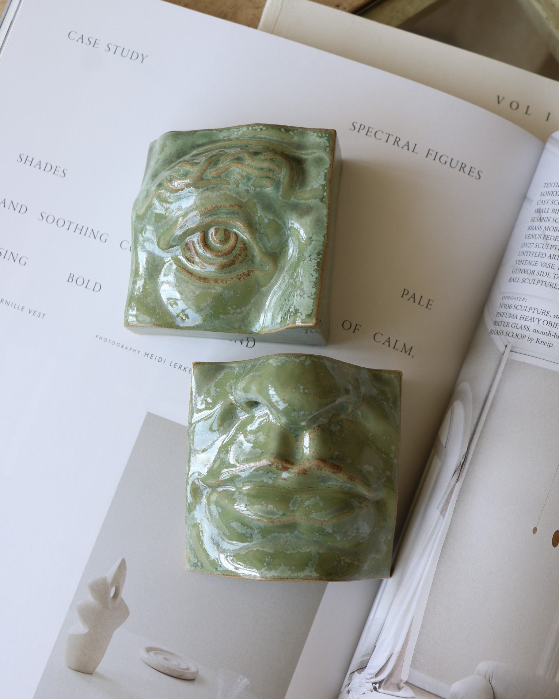 Laoru Laoru | Kombination no. 03 i Copper Green - Right Eye og Mouth 2 Laoru Laoru