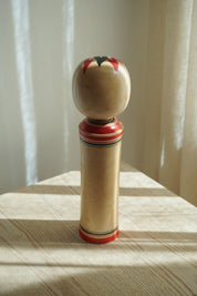 Vintage Kokeshi Dukke Nr. 246 fra Japan – Håndlavet | H 31 cm