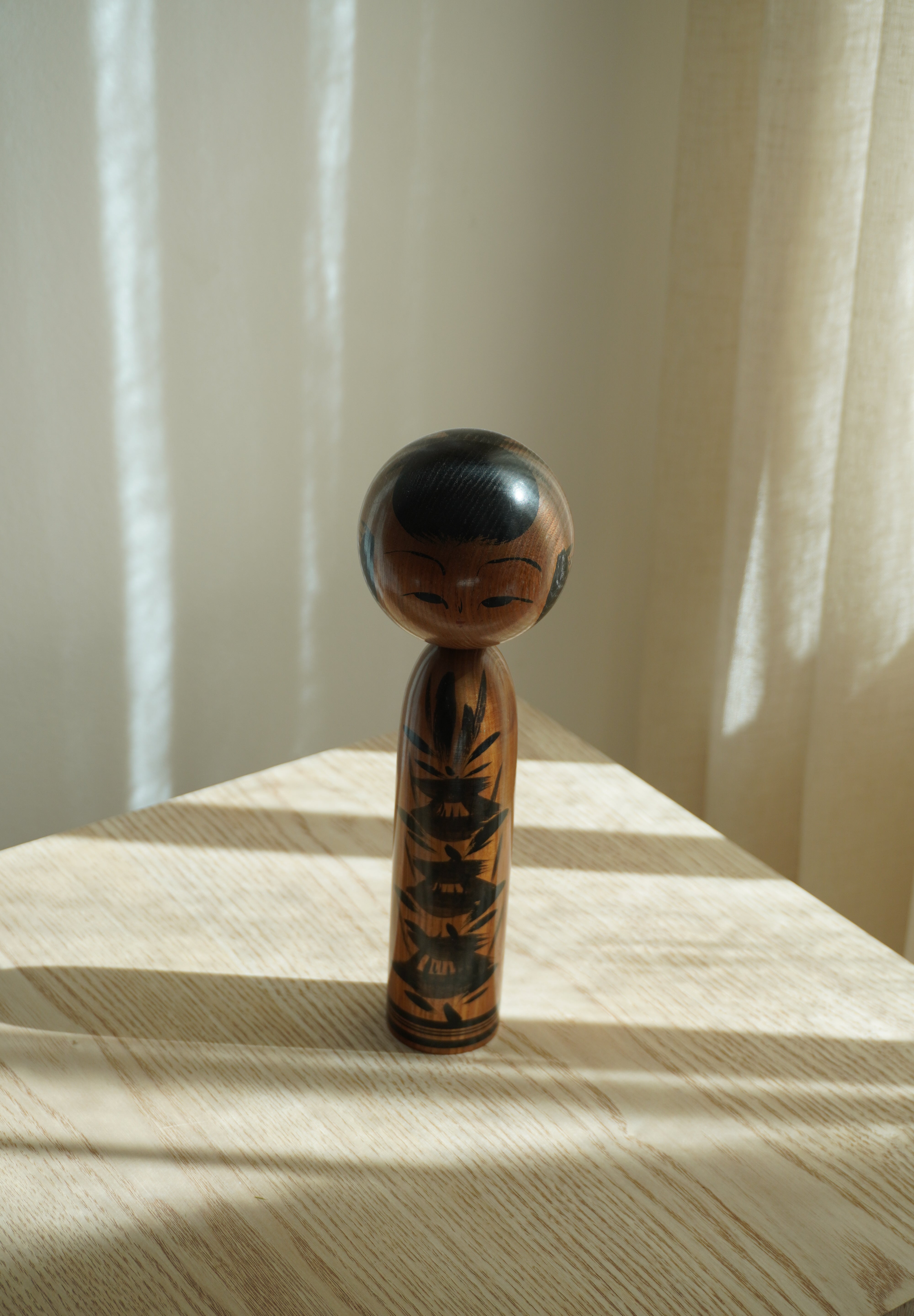 Vintage Kokeshi Doll No. 257 from Japan – Handmade | H 24 cm