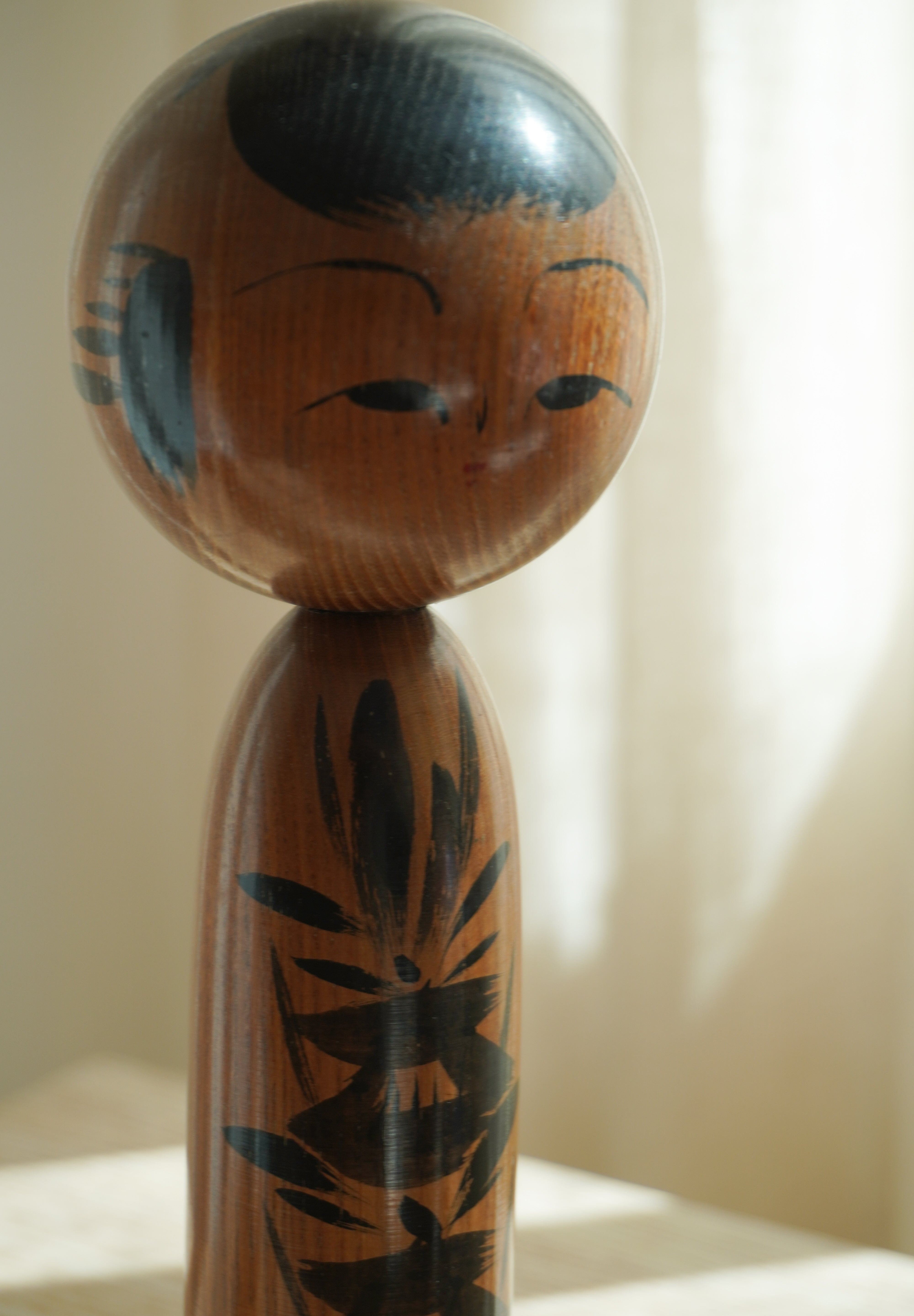 Vintage Kokeshi Doll No. 257 from Japan – Handmade | H 24 cm