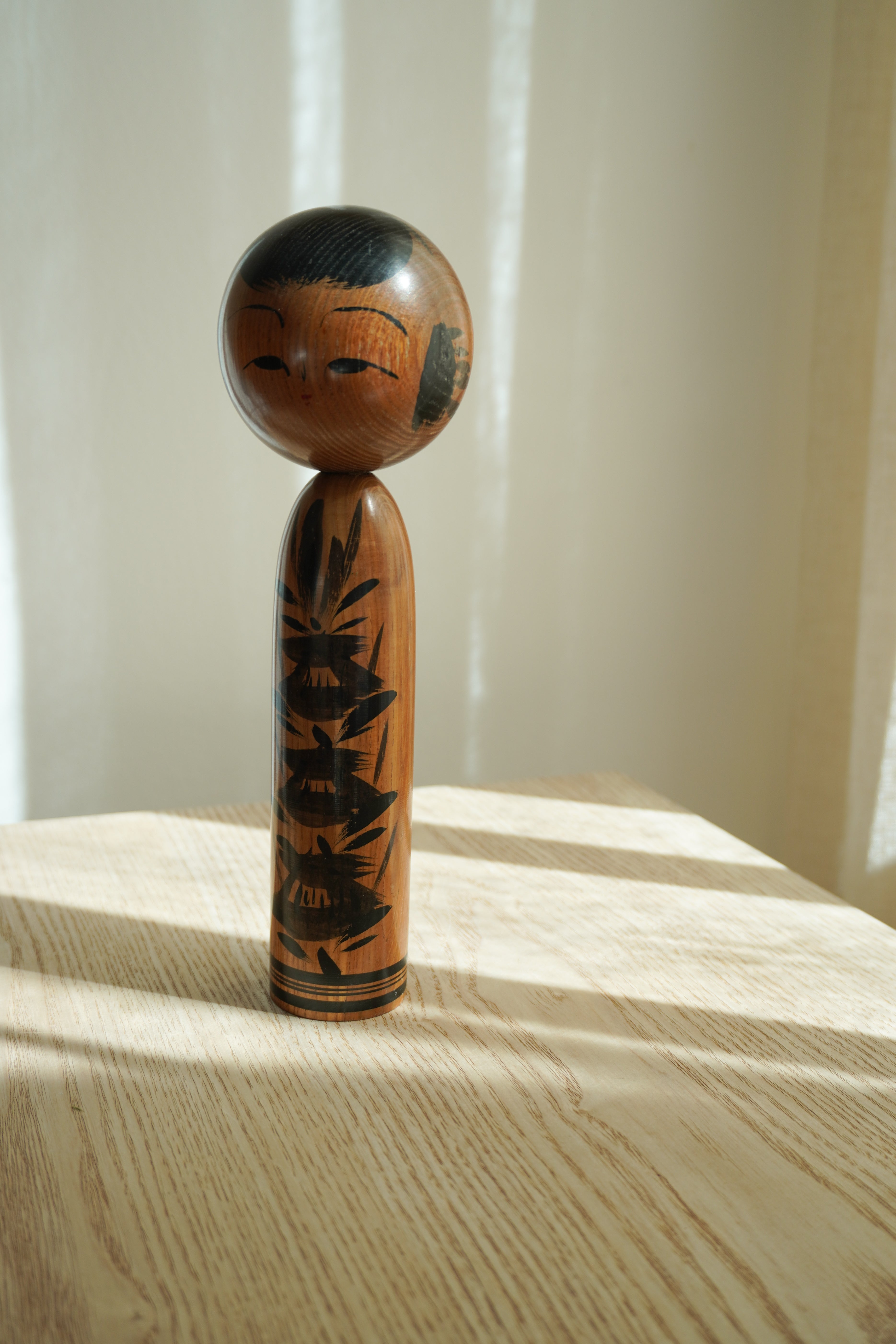 Vintage Kokeshi Doll No. 257 from Japan – Handmade | H 24 cm