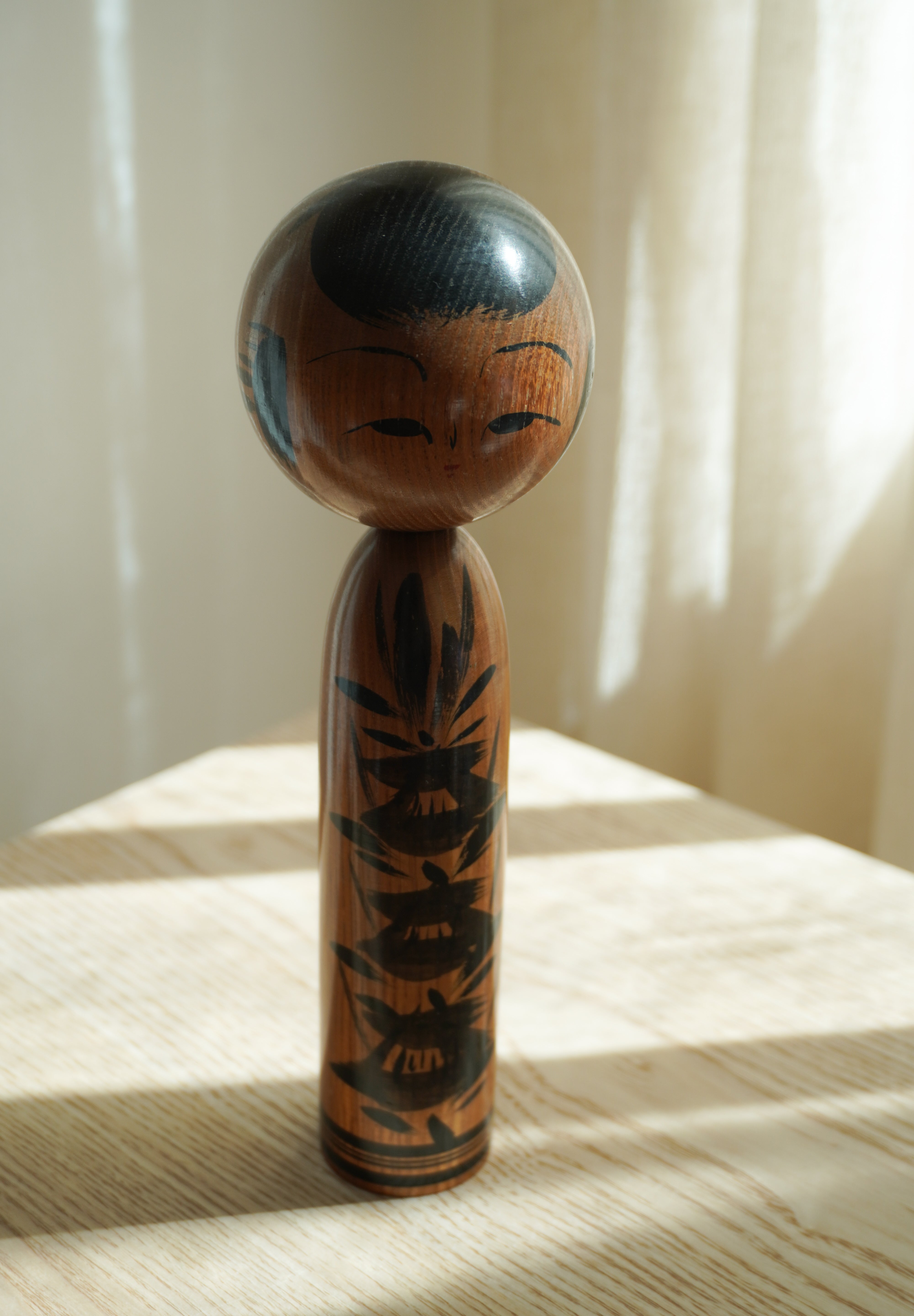 Vintage Kokeshi Doll No. 257 from Japan – Handmade | H 24 cm