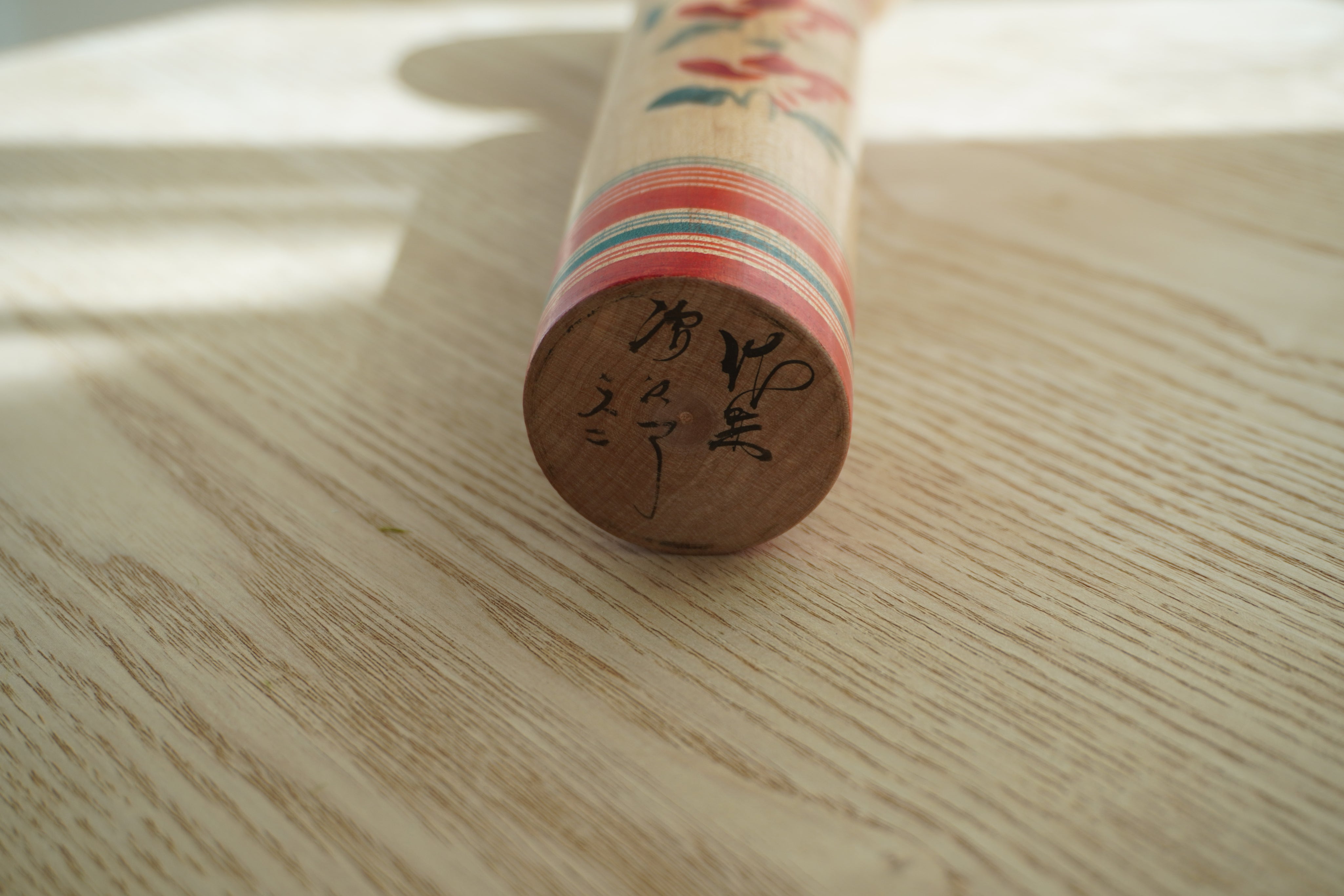 Vintage Kokeshi Dukke Nr. 259 fra Japan – Håndlavet | H 25 cm