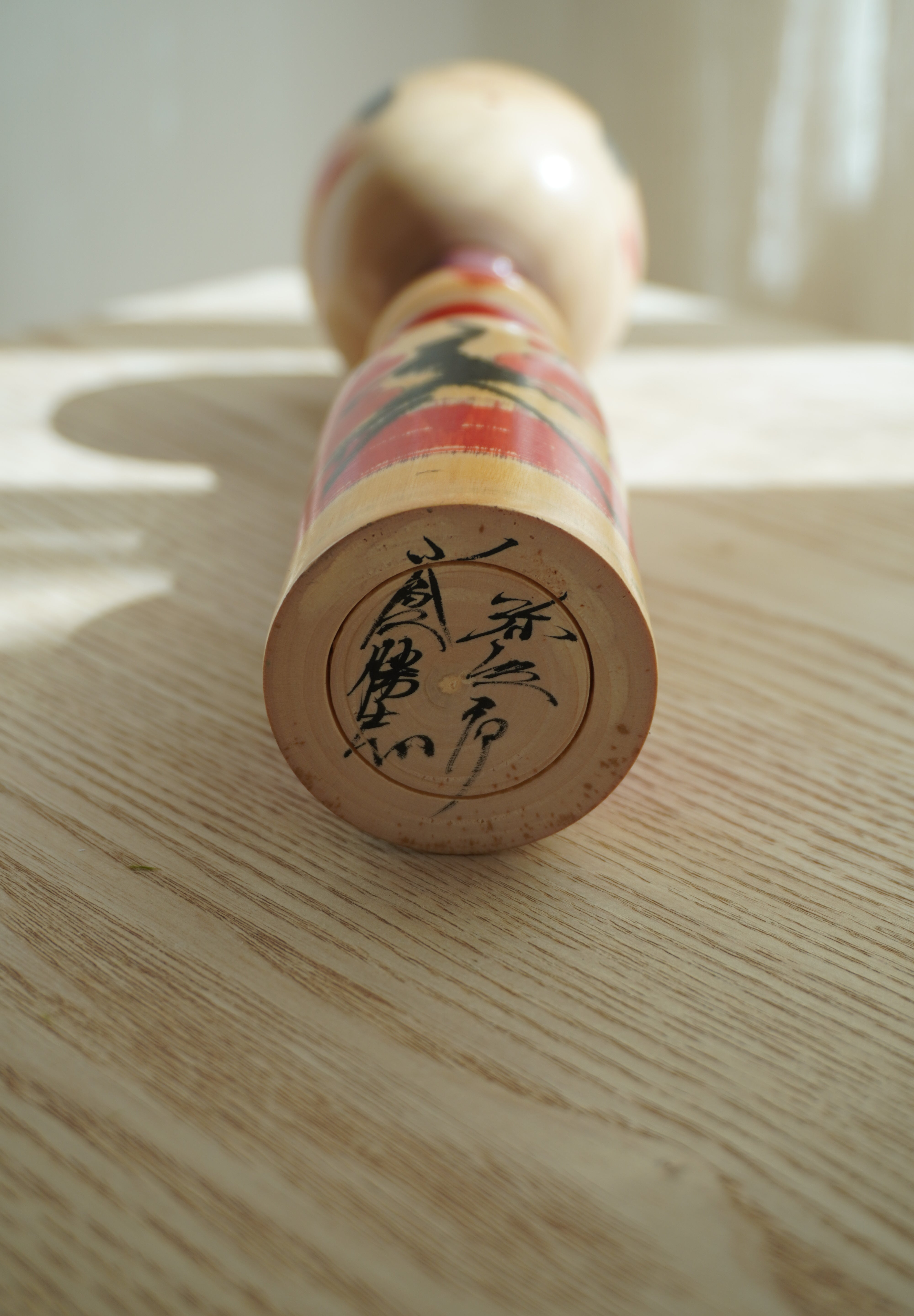 Vintage Kokeshi Dukke Nr. 260 fra Japan – Håndlavet | H 24,5 cm