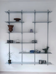 Detra Aluminium Hyldesystem – 7 Hylder (1960 / 1380 / 800 mm) Detra