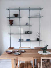 Detra Aluminium Hyldesystem – 7 Hylder (1960 / 1380 / 800 mm) Detra