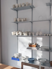 Detra Aluminium Hyldesystem – 7 Hylder (1960 / 1380 / 800 mm) Detra