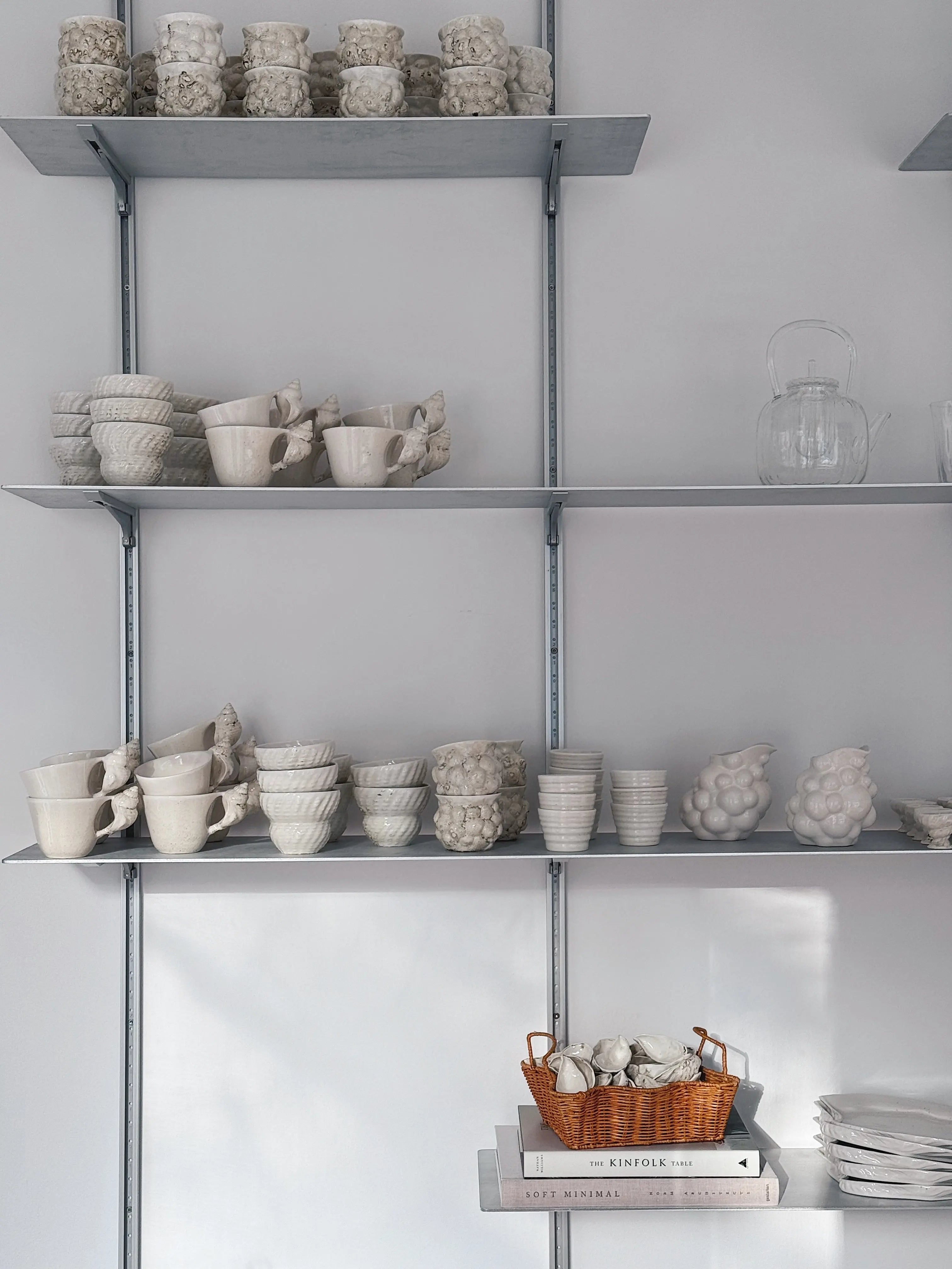 Detra Aluminium Hyldesystem – 7 Hylder (1960 / 1380 / 800 mm) Detra