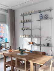 Detra Aluminium Hyldesystem – 7 Hylder (1960 / 1380 / 800 mm) Detra