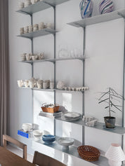 Detra Aluminium Hyldesystem – 7 Hylder (1960 / 1380 / 800 mm) Detra