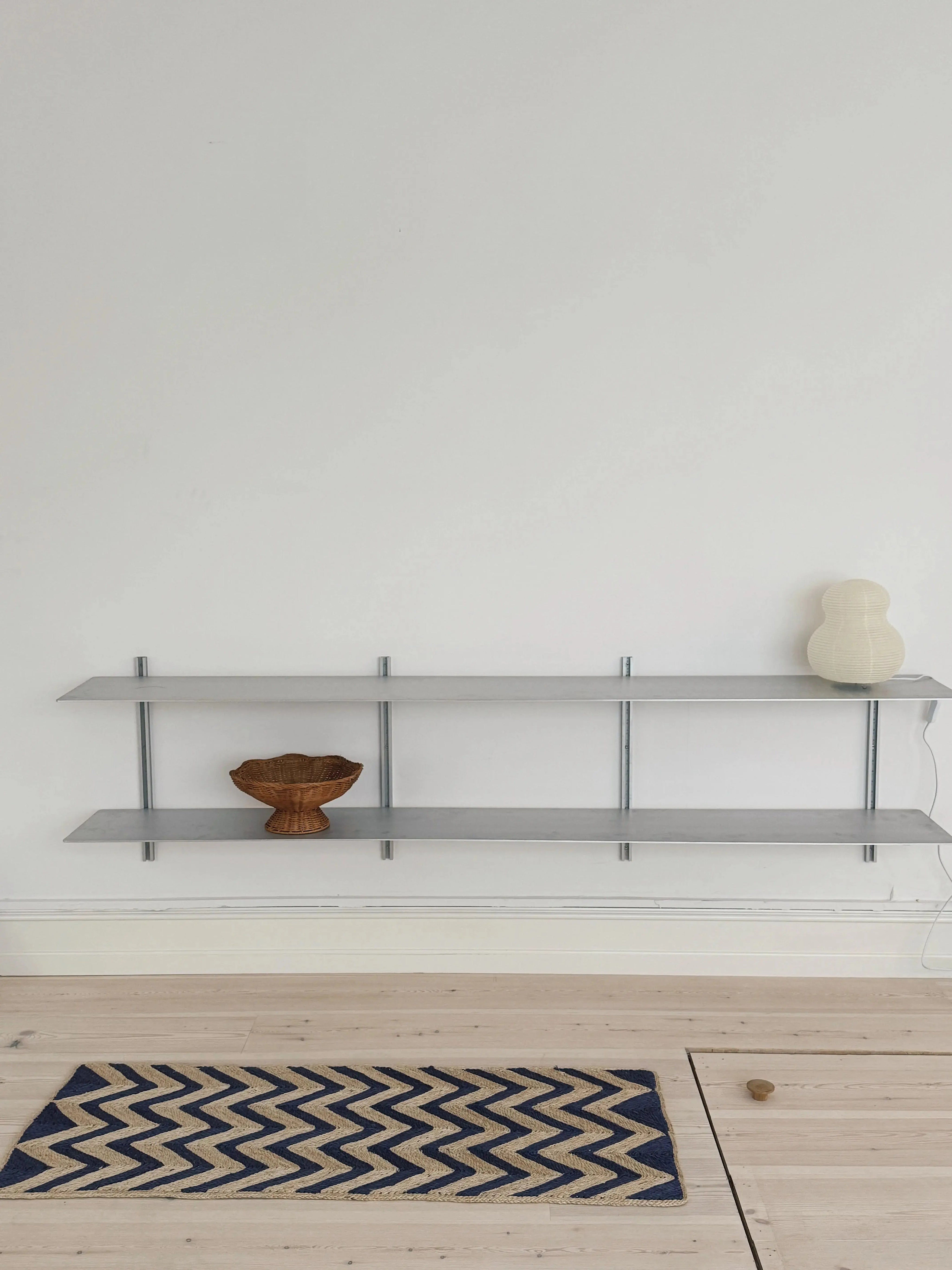 Detra Aluminium Væghylde – 2 Hylder (1960 mm) Detra