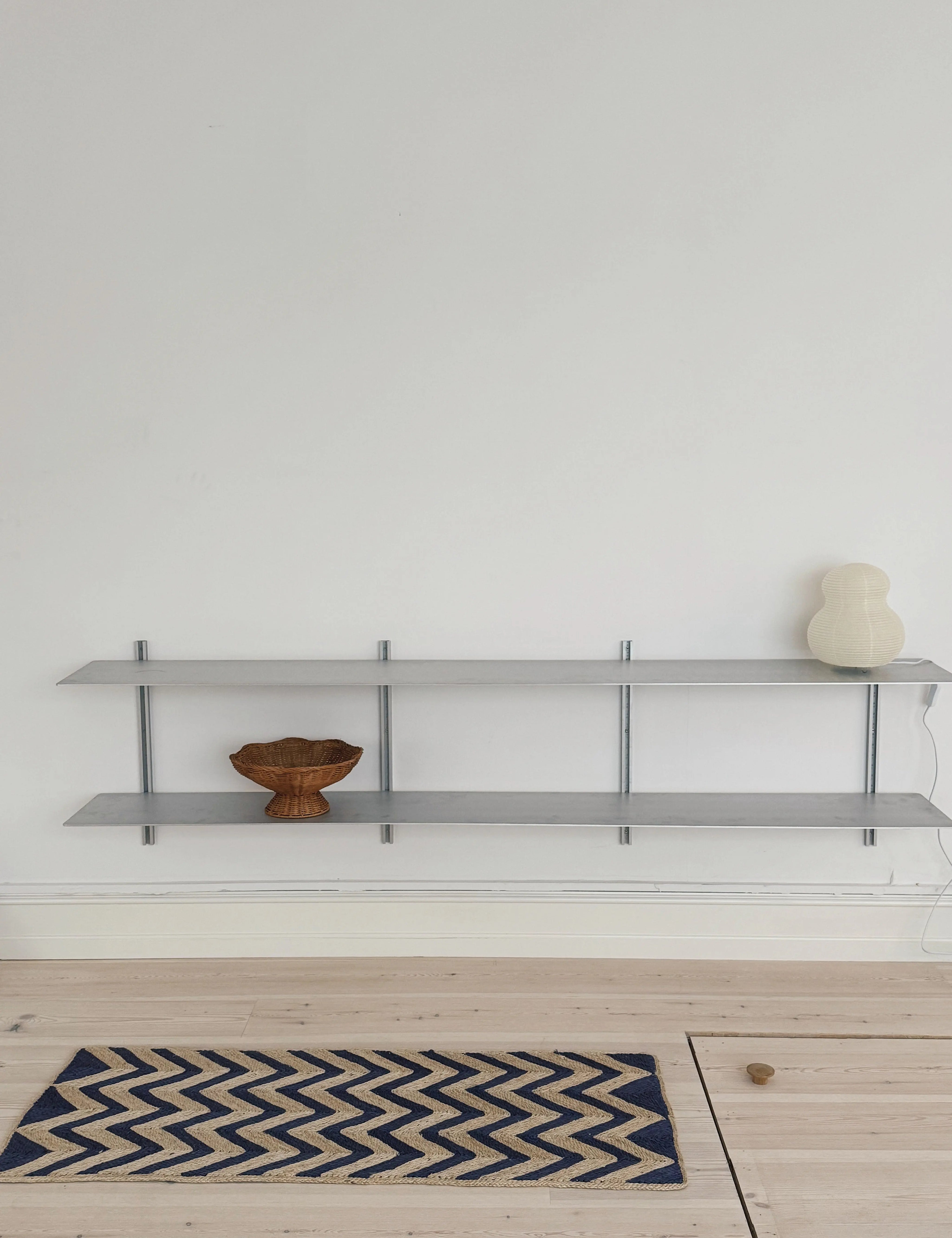 Detra Aluminium Væghylde – 2 Hylder (1960 mm) Detra