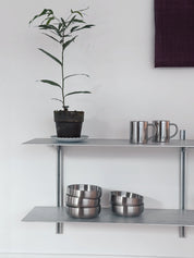 Detra Aluminium Væghylde – 2 Hylder (1960 mm) Detra