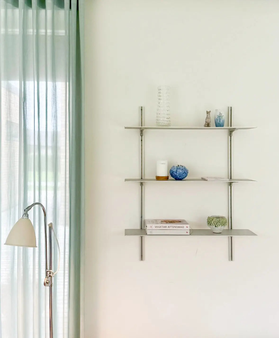 Detra Aluminium Væghylde – 3 Hylder (800 mm) Detra