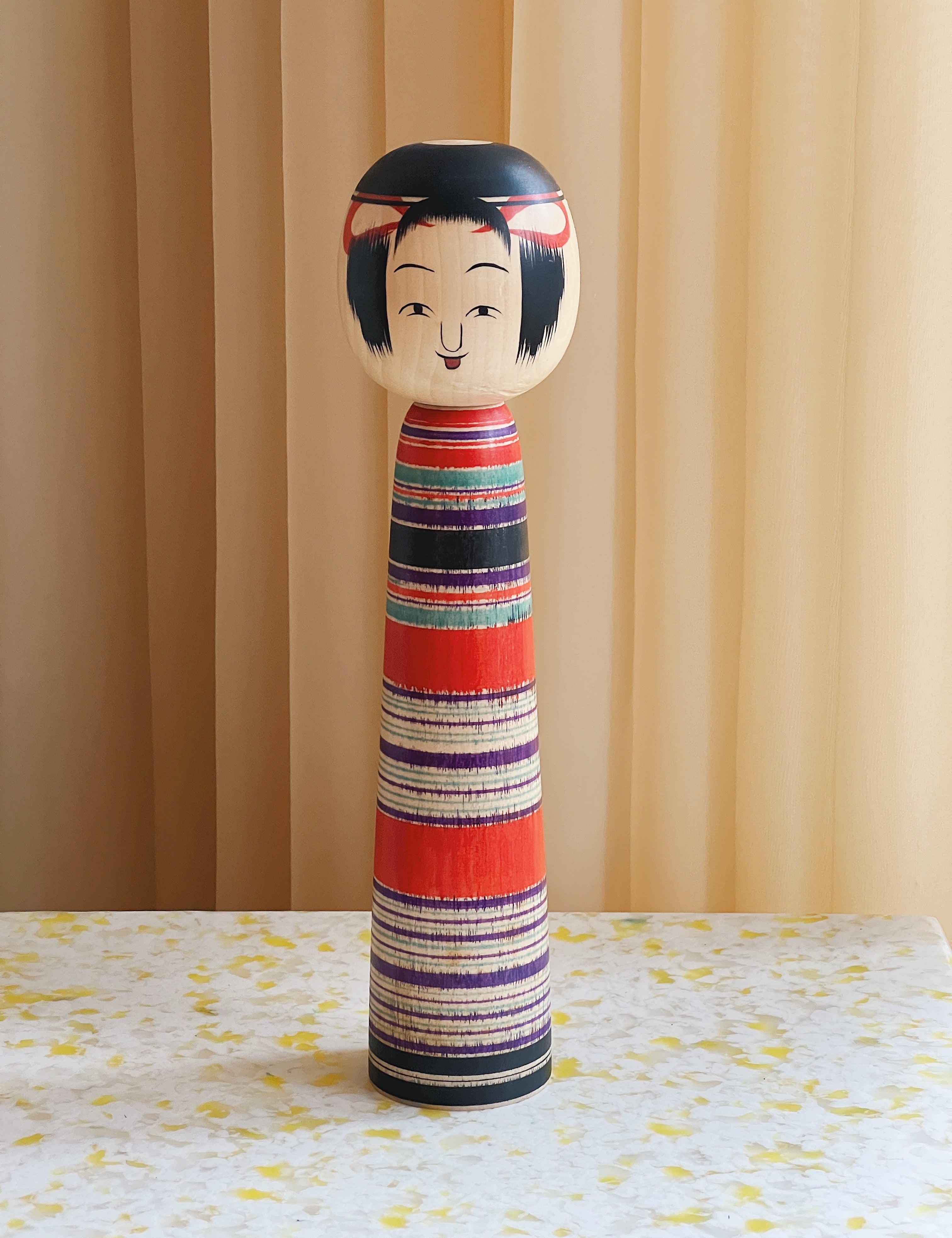 Vintage Kokeshi Dukke No. 136 fra Japan | H24.5 cm Studio Hafnia