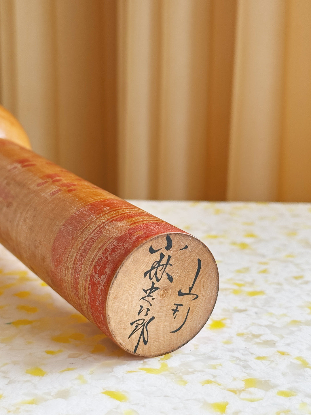 Vintage Kokeshi Dukke Nr. 194 fra Japan – Håndlavet | H25 cm Studio Hafnia