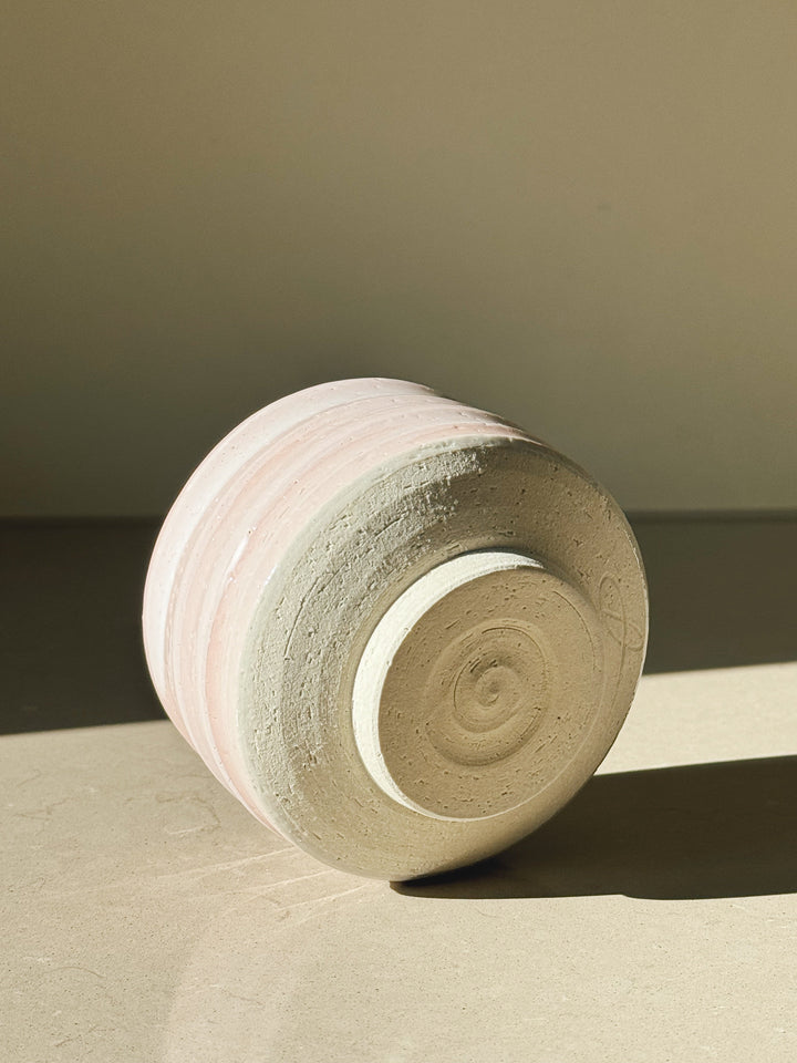 Matchaskål i Rosa Keramik | Mino Ware fra Japan – Ø 11 cm Studio Hafnia