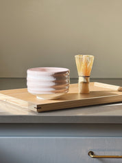 Matchaskål i Rosa Keramik | Mino Ware fra Japan – Ø 11 cm Studio Hafnia