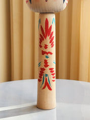 Vintage Kokeshi Dukke Nr. 222 fra Japan – Håndlavet | H 25,5 cm Studio Hafnia