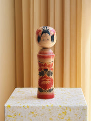 Vintage Kokeshi Dukke Nr. 173 fra Japan – Håndlavet | H28 cm Studio Hafnia