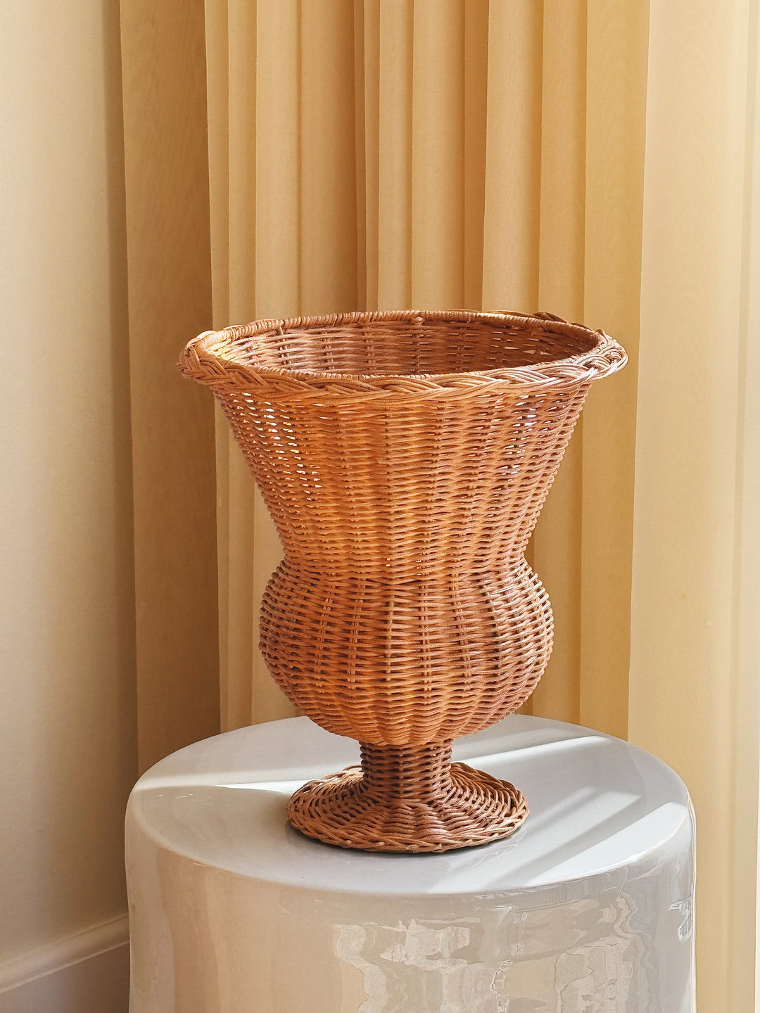 Håndlavet Vase i Rattan | Ø25 x H30 cm Studio Hafnia